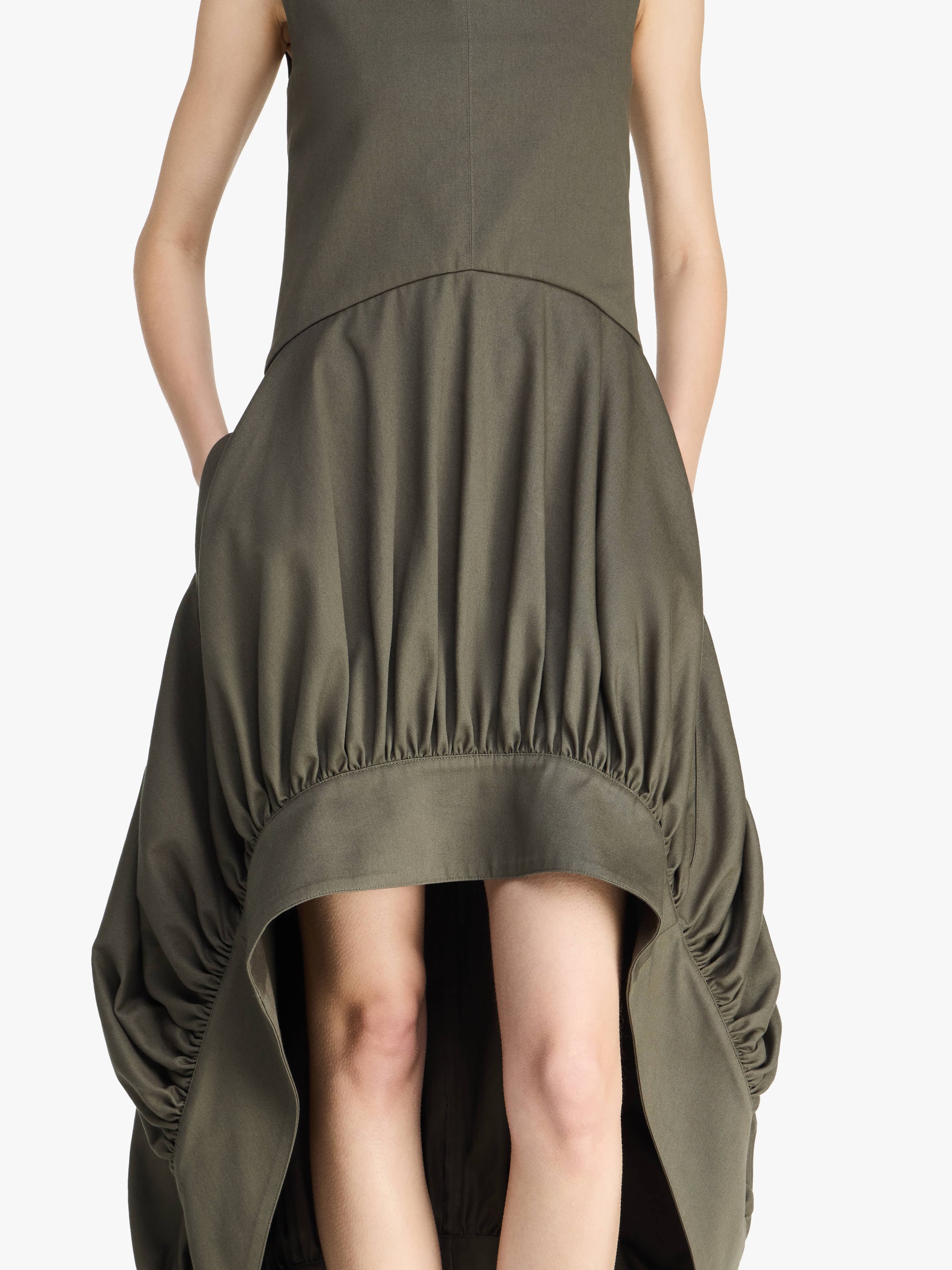 BALLOON HEMLINE DRESS