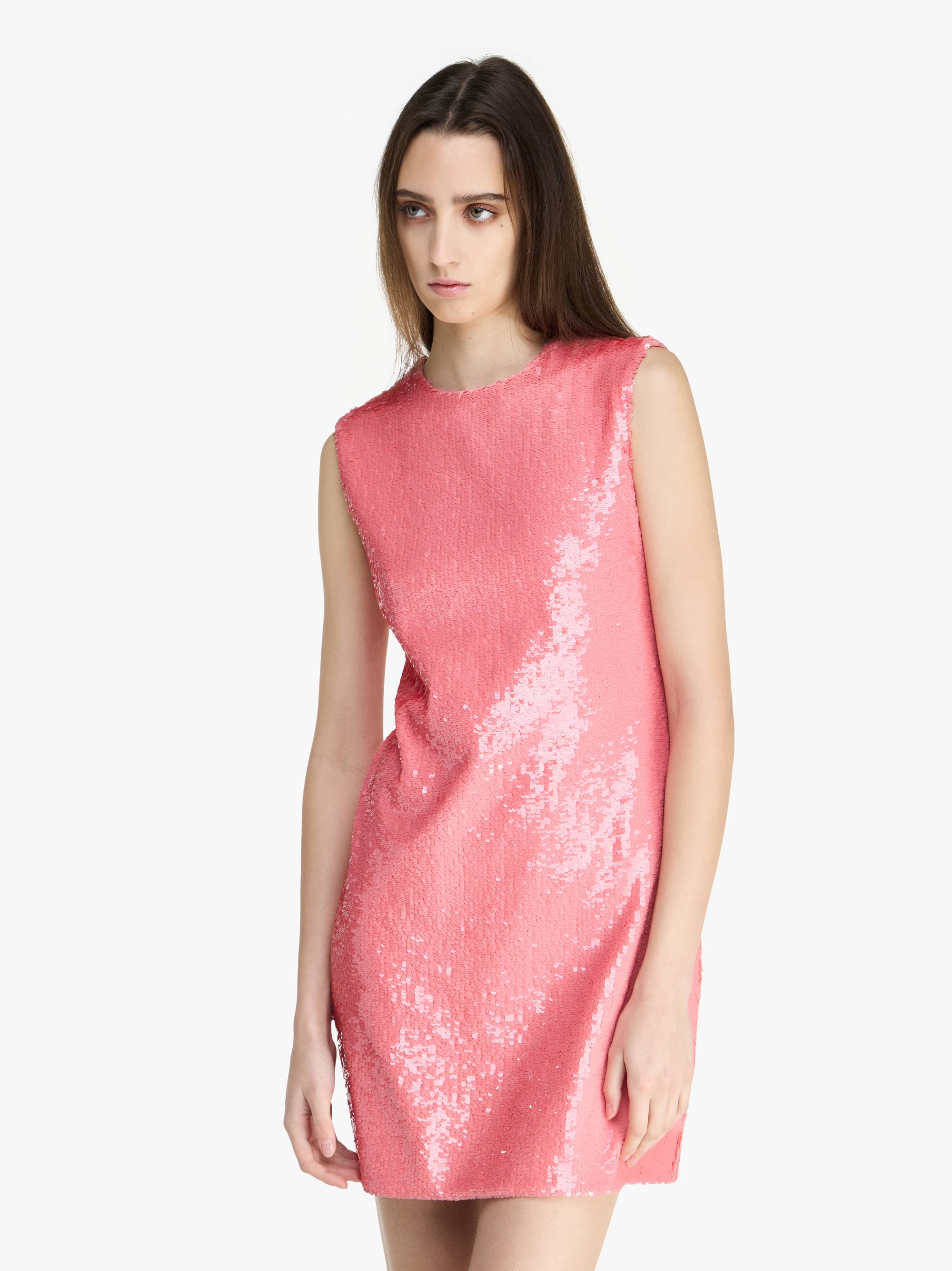 SEQUIN MINI SHIFT DRESS