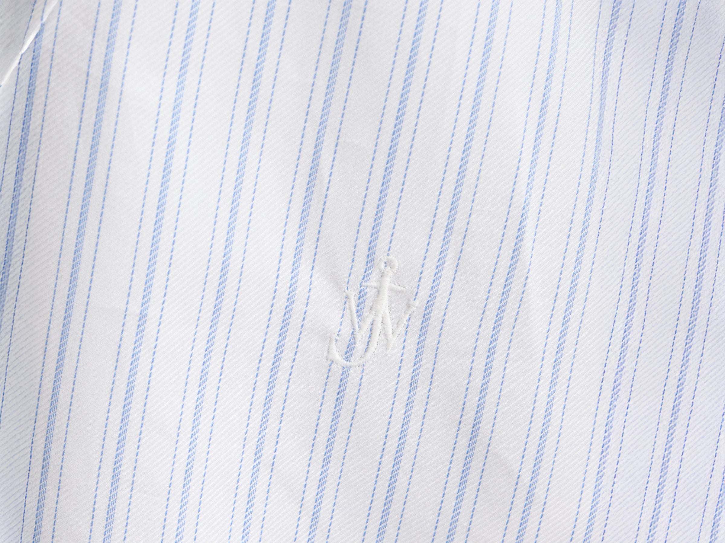 side knot shirt dress white blue Model Back 7