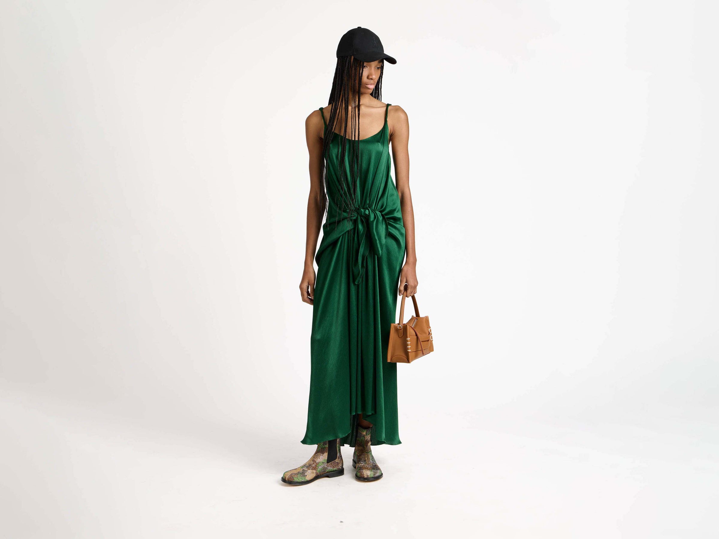 CL_WAIST KNOT DRESS - BLACK_DR0503PG1897