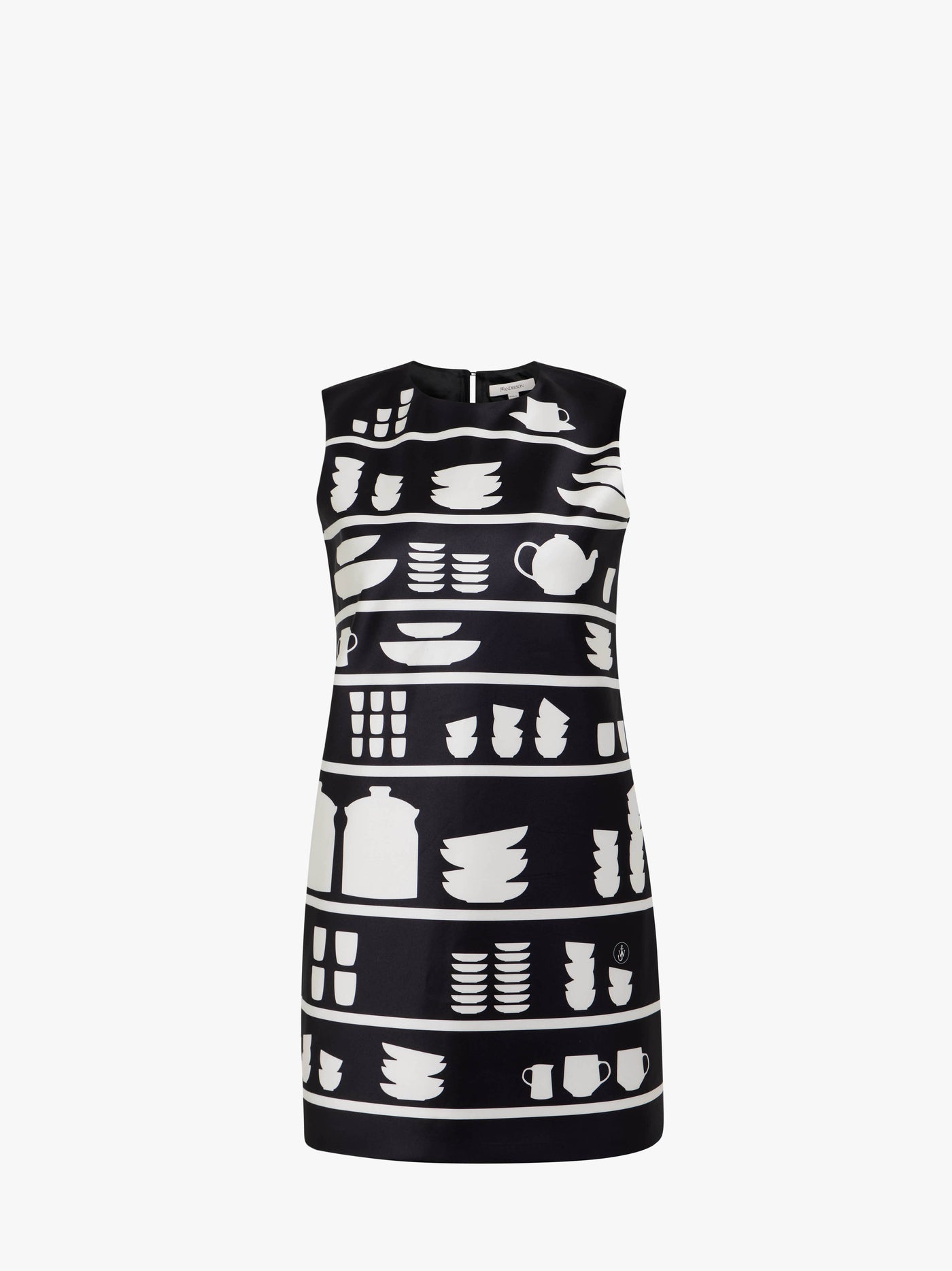 CL_MINI SHIFT DRESS - BLACK/WHITE_DR0505PG1839
