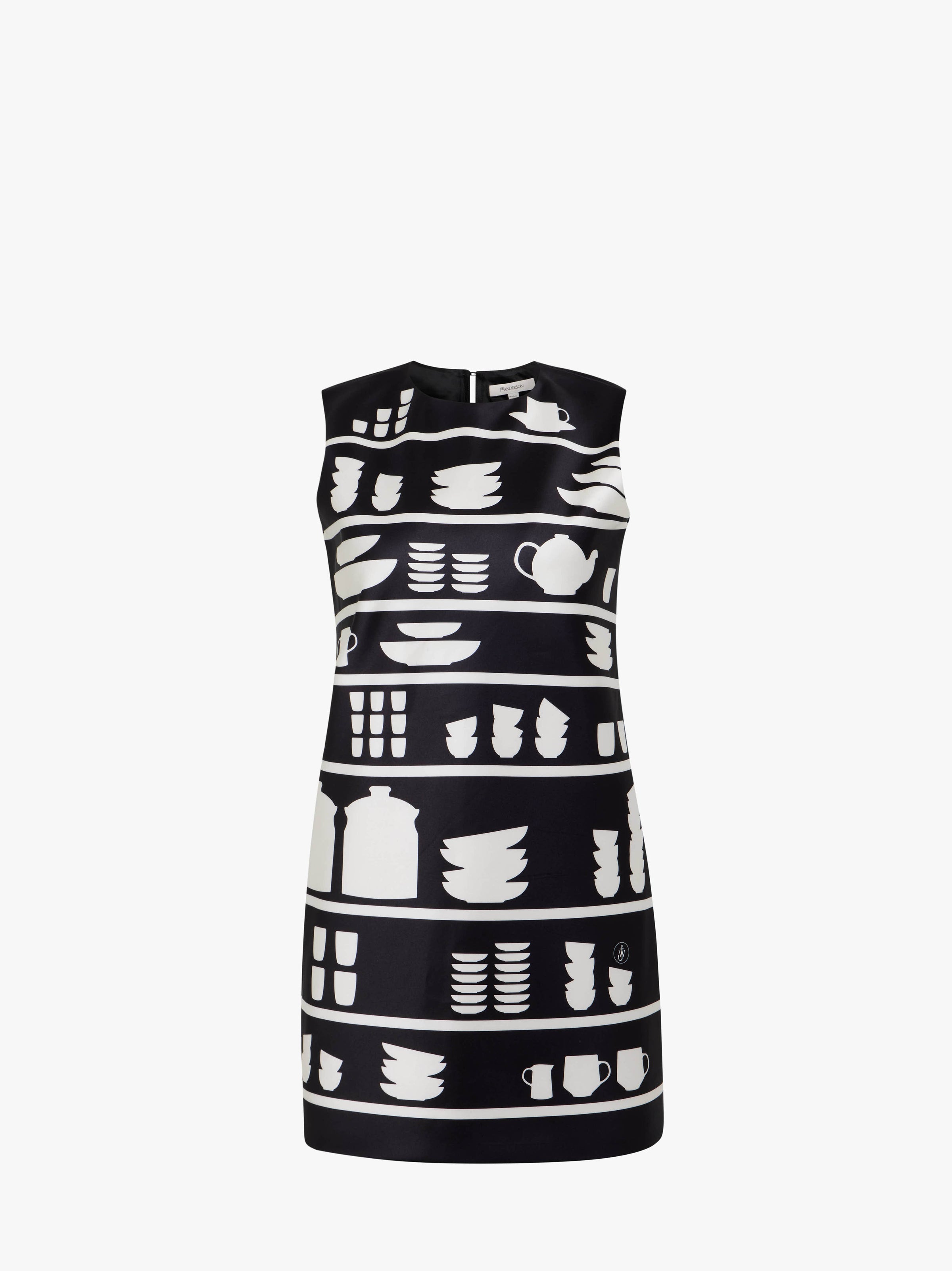 CL_MINI SHIFT DRESS - BLACK/WHITE_DR0505PG1839