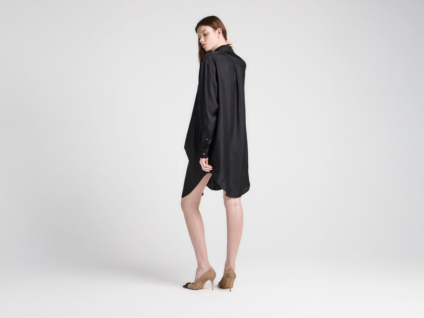 CL_TUXEDO DRAPE DRESS - OFF WHITE_DR0512PG1934