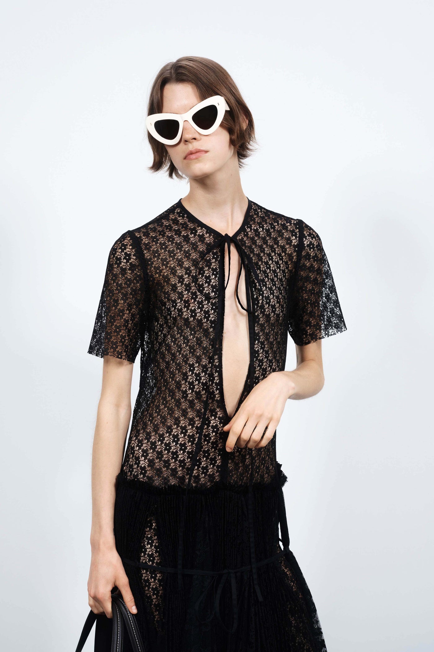 mixed lace dress black Creative 4