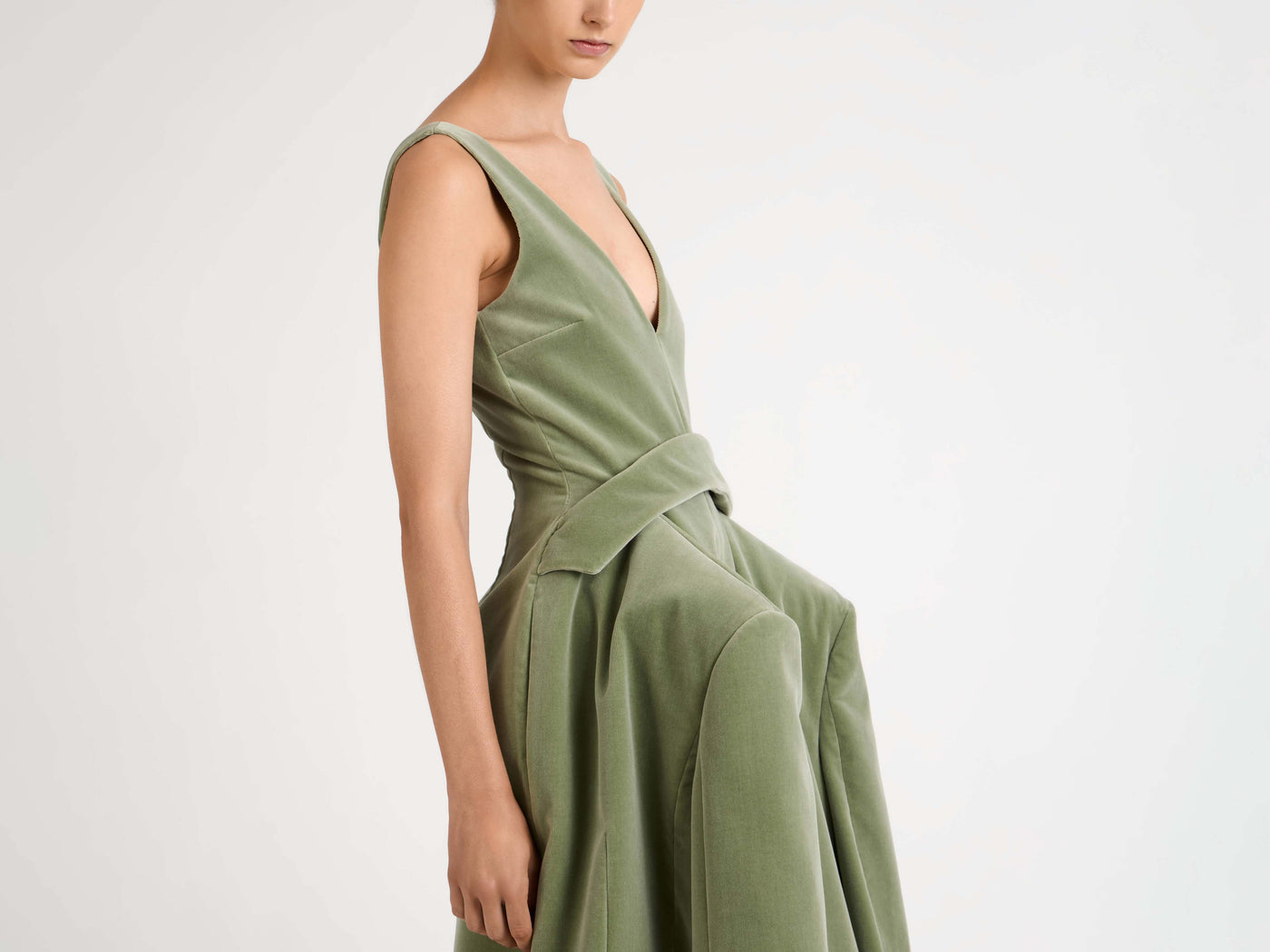 artichoke green dress Montrose Lightweight Plaid Dress Artichoke Green