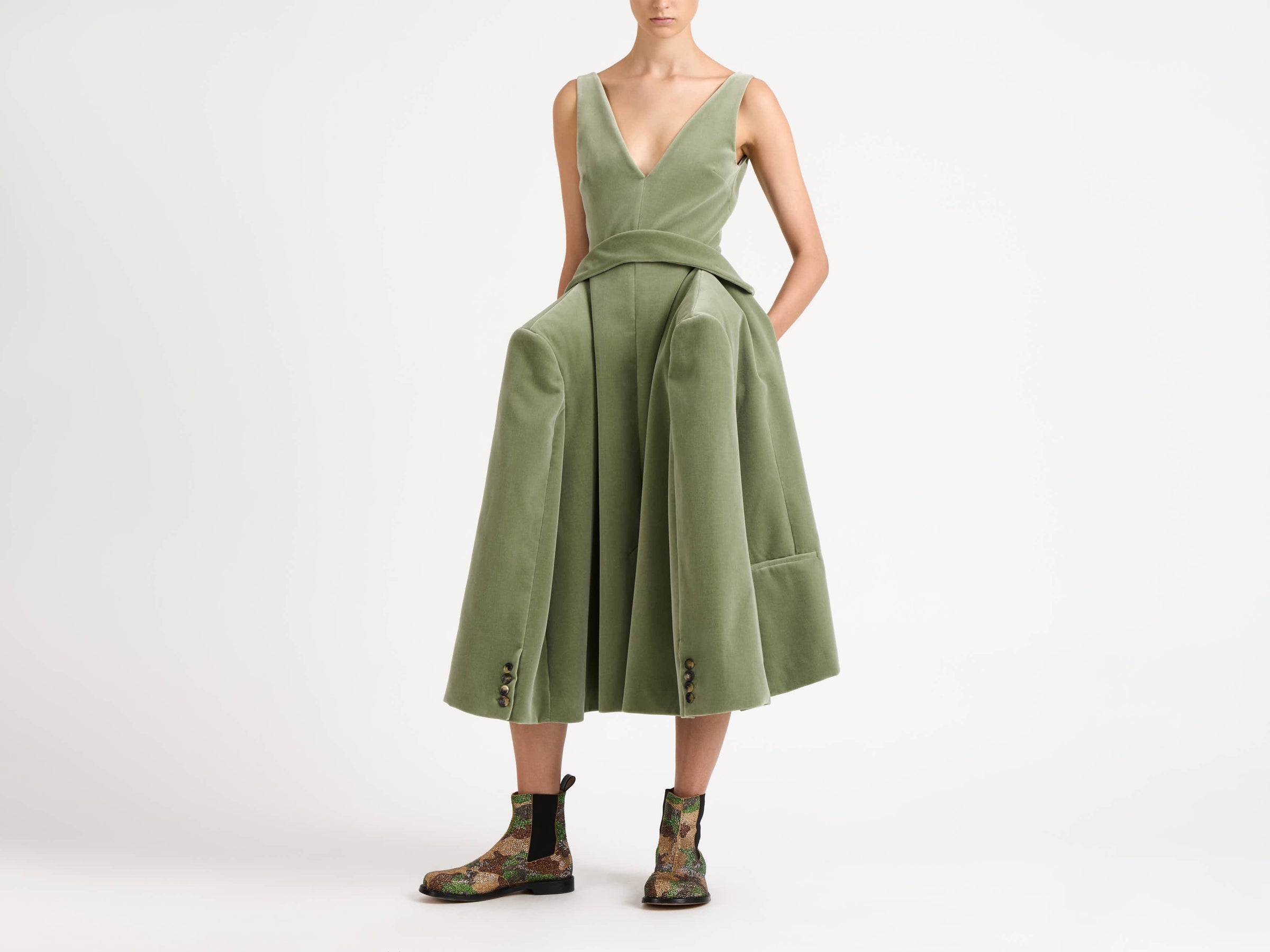 structured dress artichoke Product Front 5