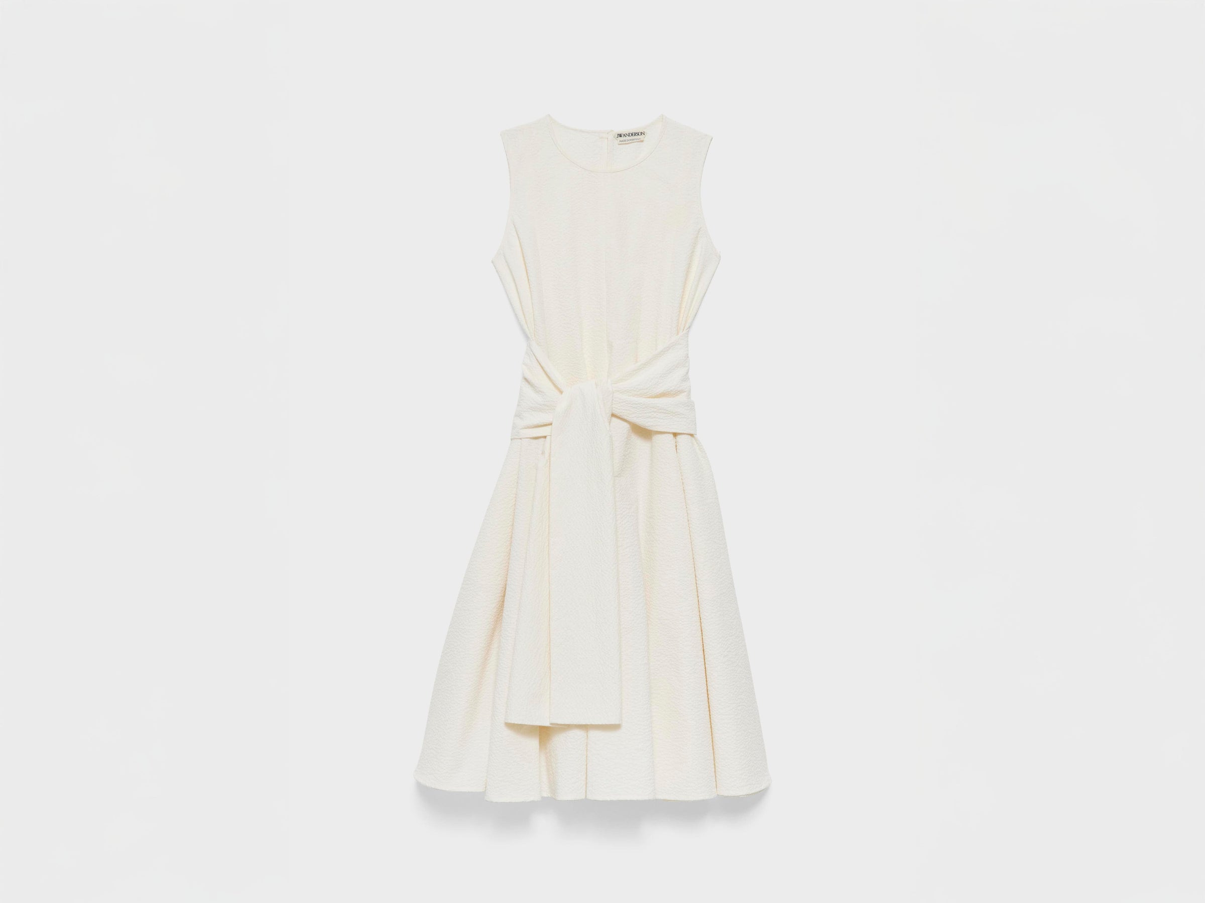 WOMENS CLOQUE DRESS IN IVORY
