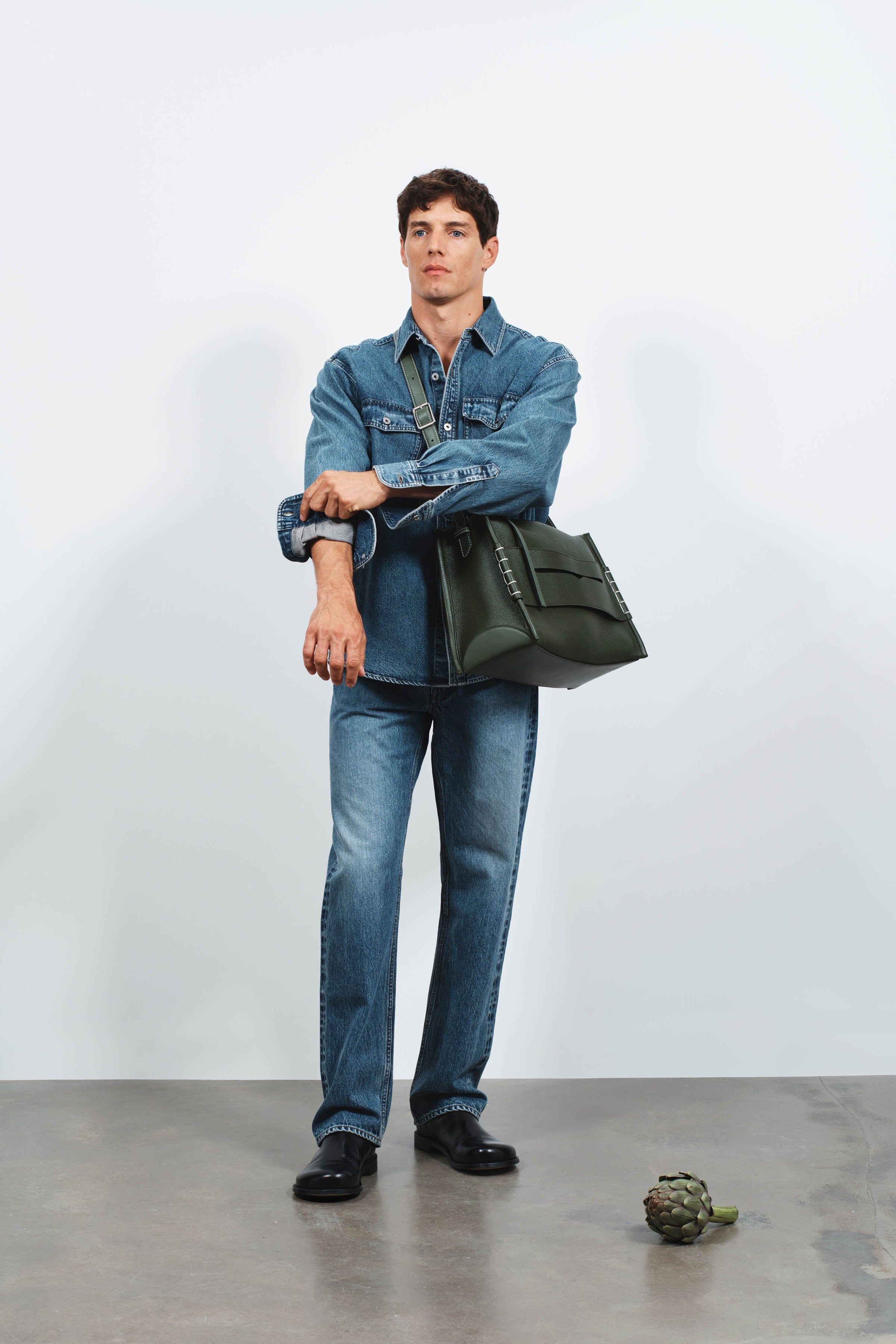 oversized shirt mid blue Creative 1