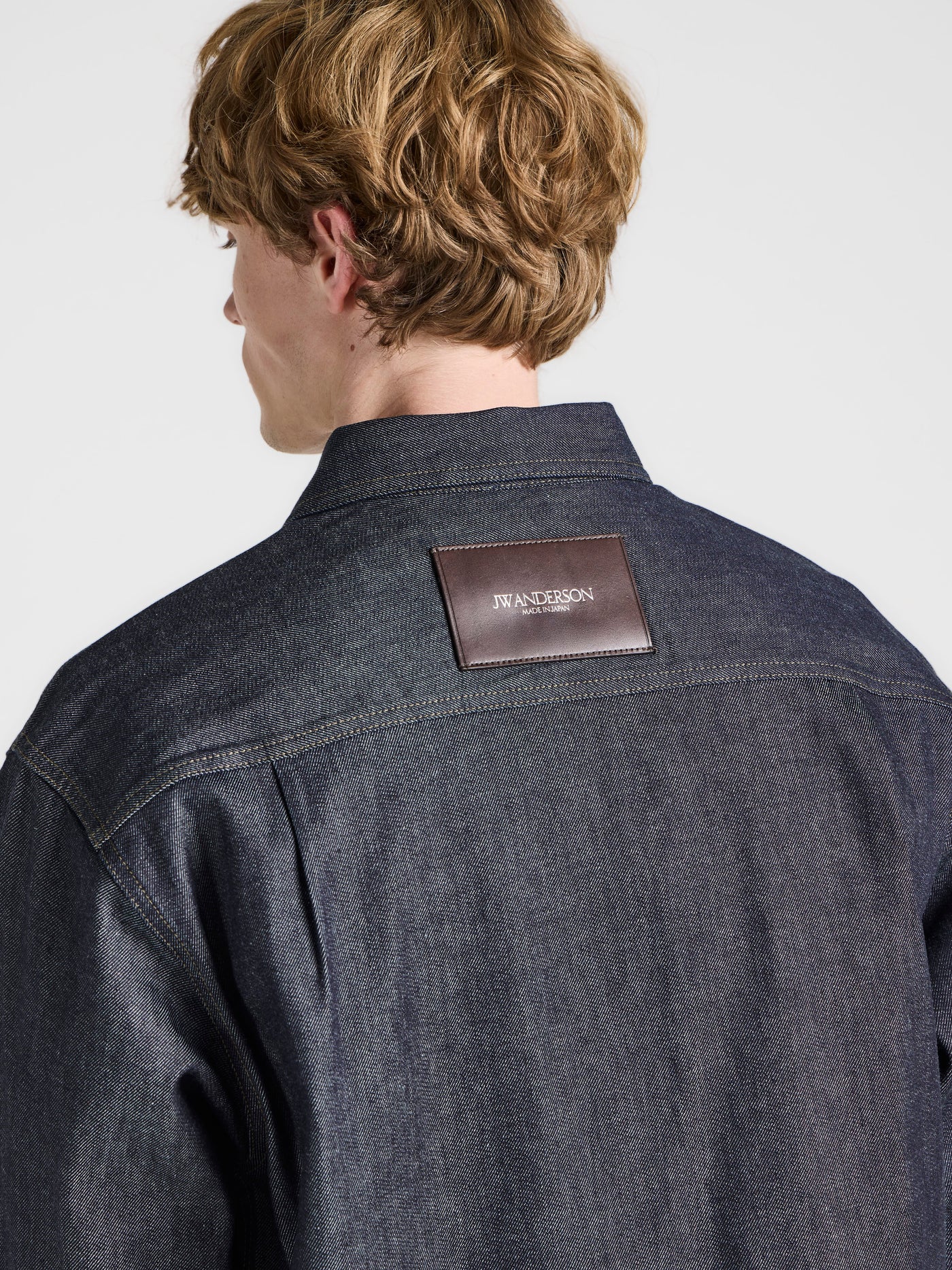 MENS OVERSIZED DENIM SHIRT IN INDIGO