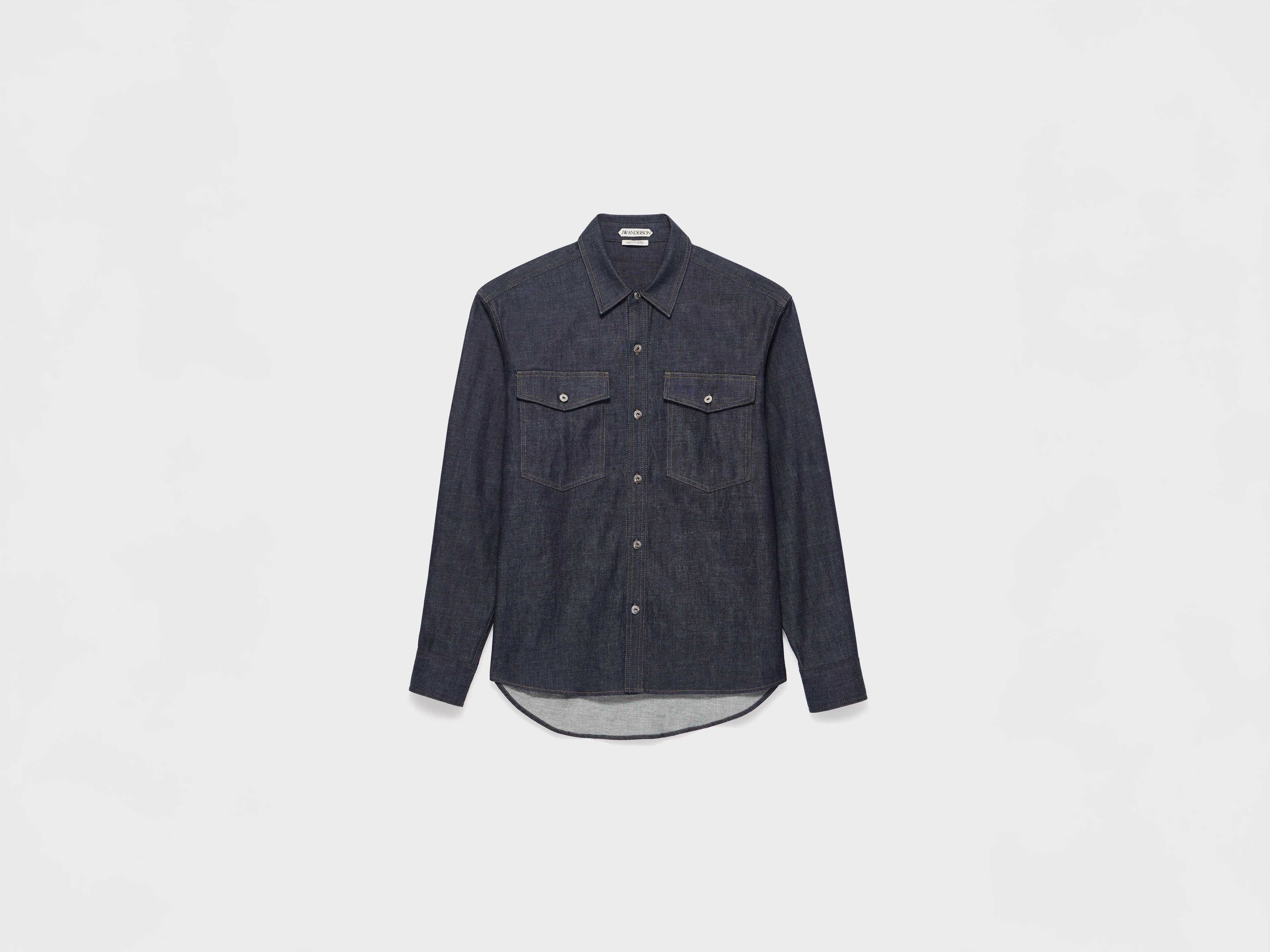 ジャケット・アウター JW Anderson oversized denim shirt MENS OVERSIZED DENIM SHIRT IN INDIGO in INDIGO DS0011PG1932870XXS