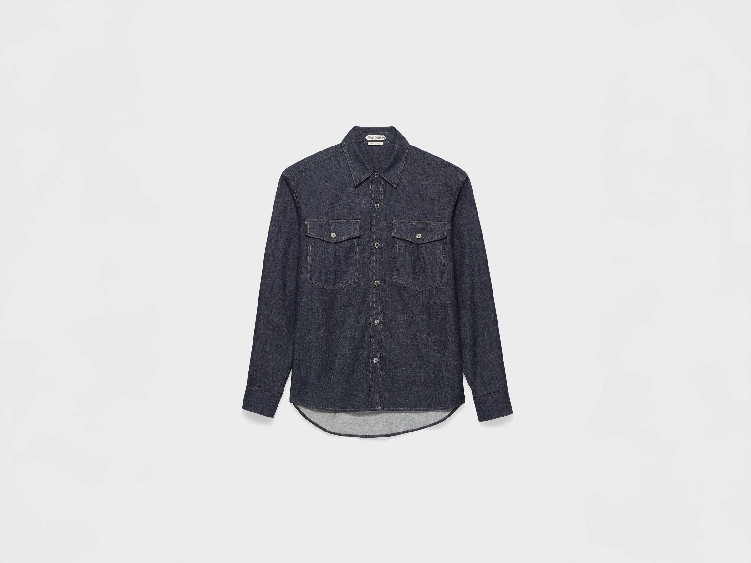 MENS OVERSIZED DENIM SHIRT IN INDIGO