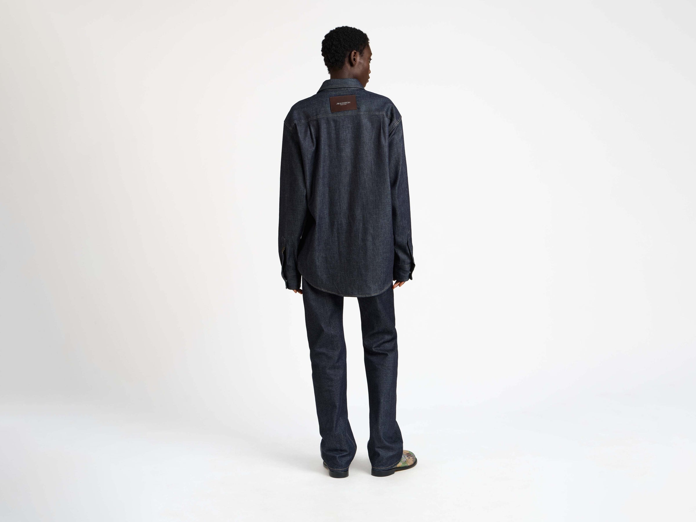 OVERSIZED DENIM SHIRT IN INDIGO