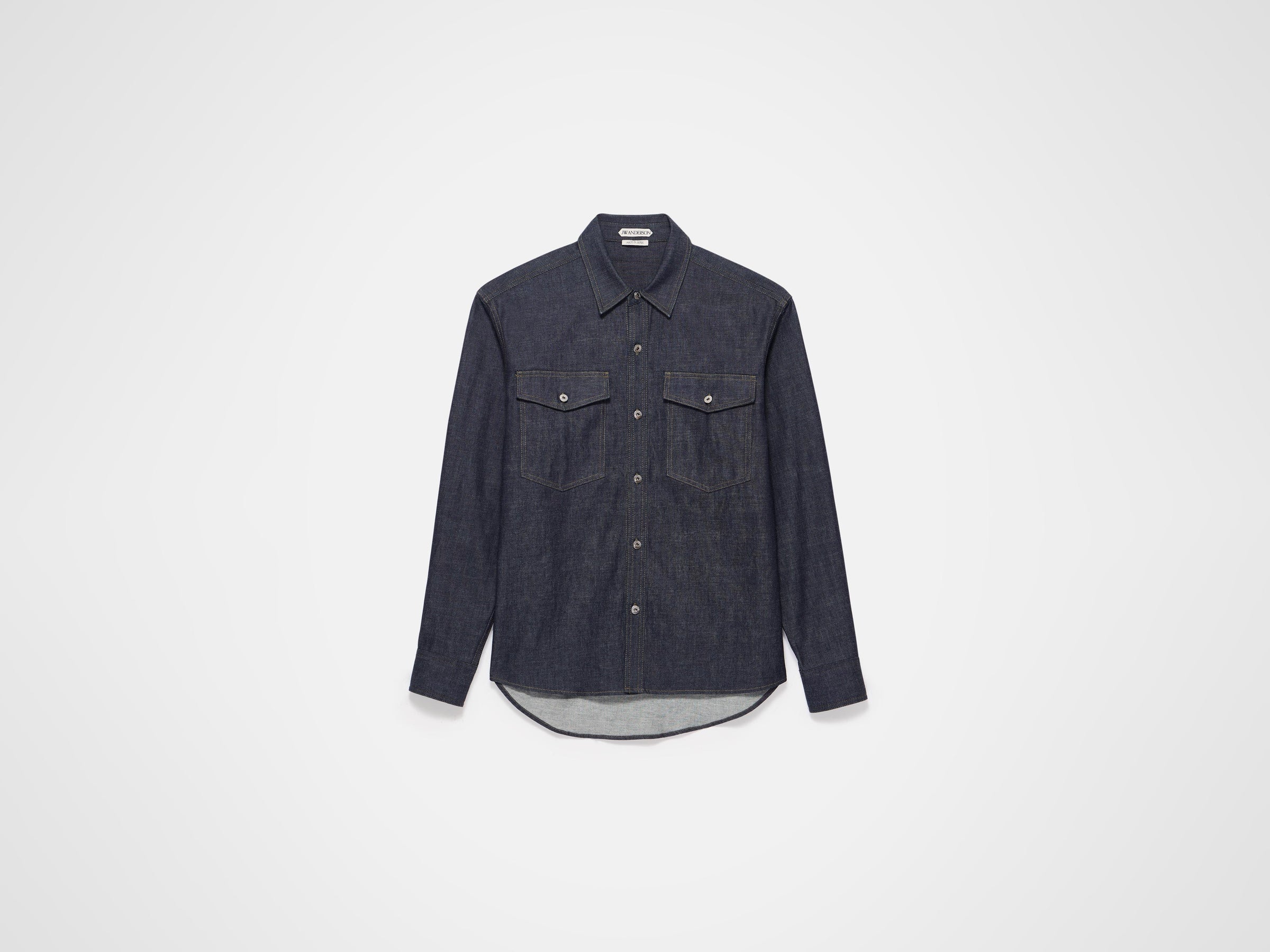 oversized shirt indigo 1 Product Front 6