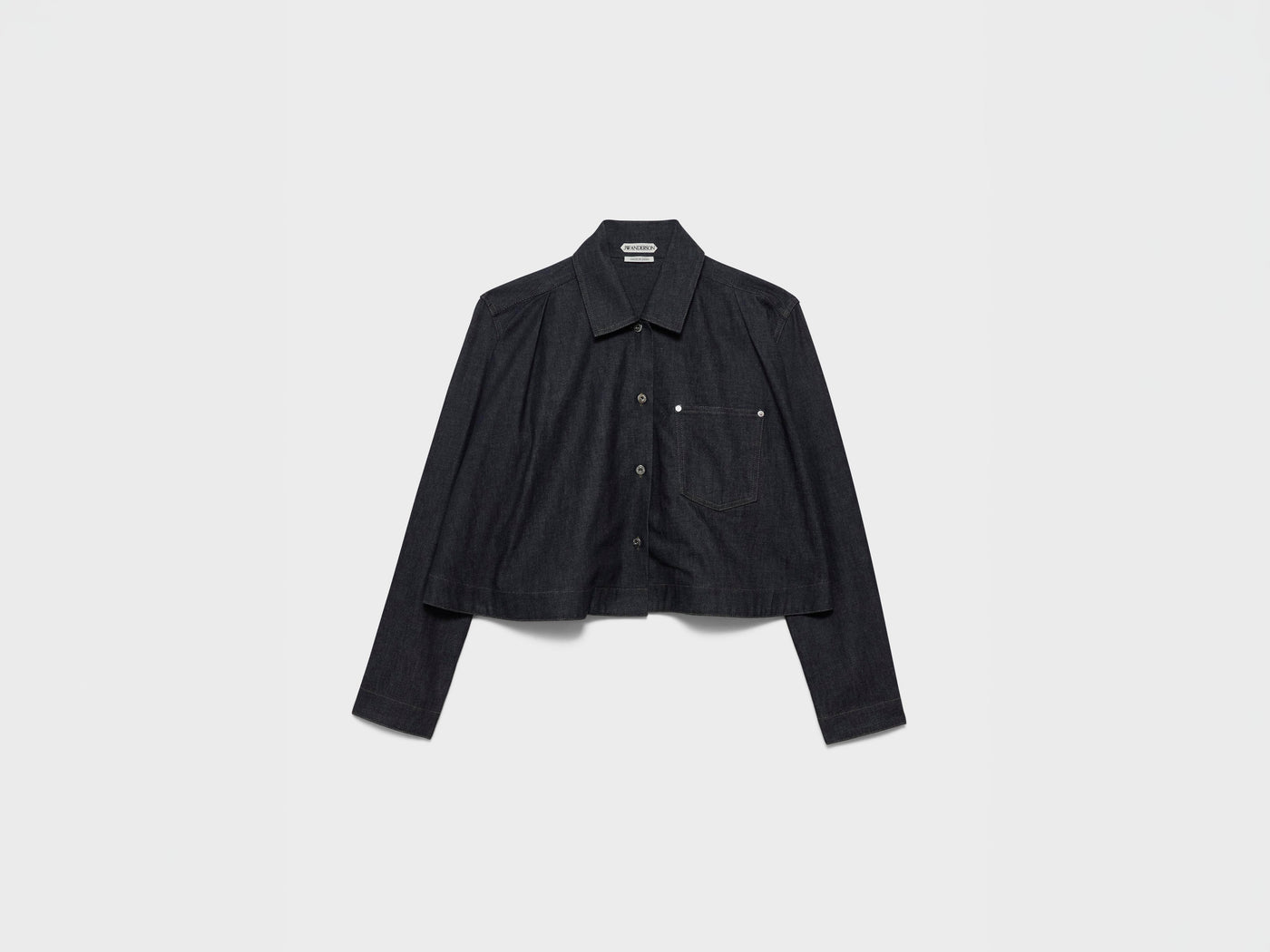 WOMENS FLARE HEM SHIRT IN INDIGO