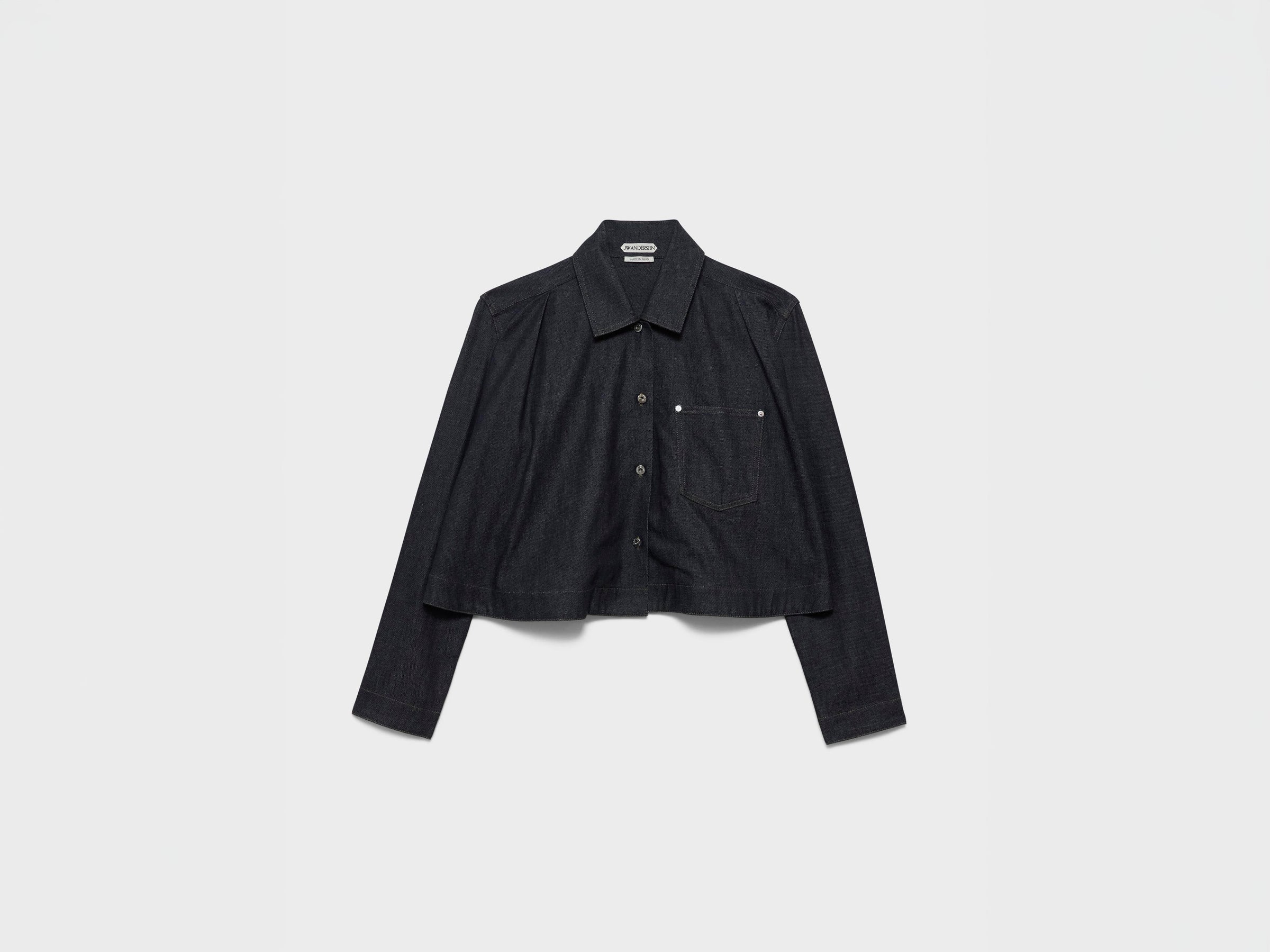 WOMENS FLARE HEM SHIRT IN INDIGO