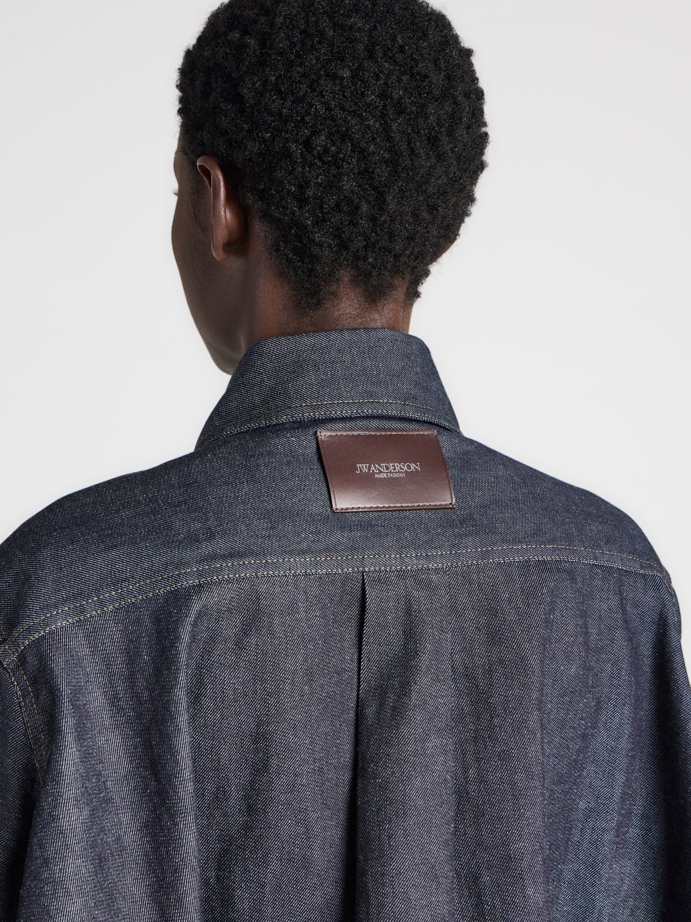 WOMENS FLARE HEM SHIRT IN INDIGO