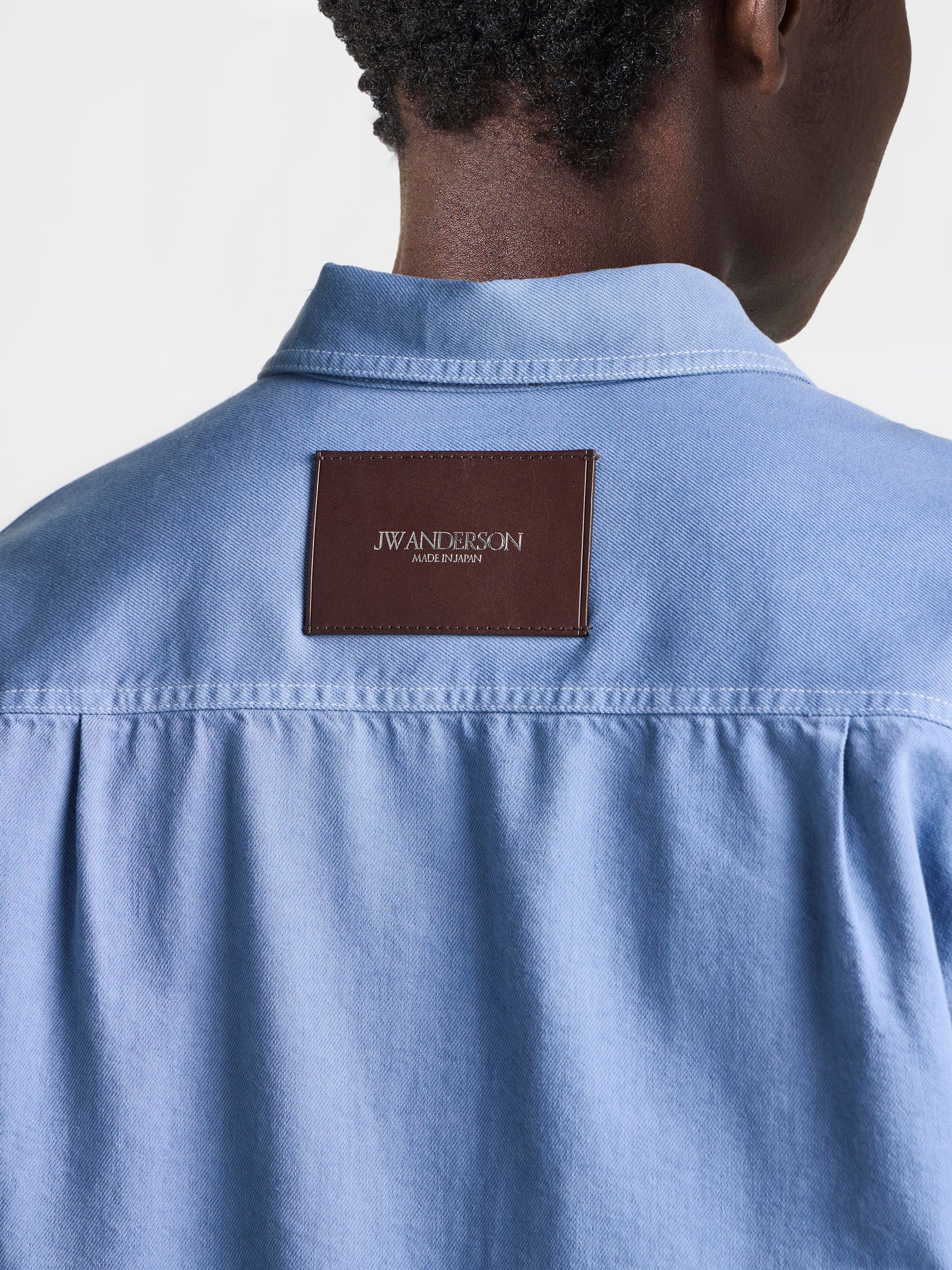 WOMENS OVERSIZED SHIRT IN FRENCH BLUE