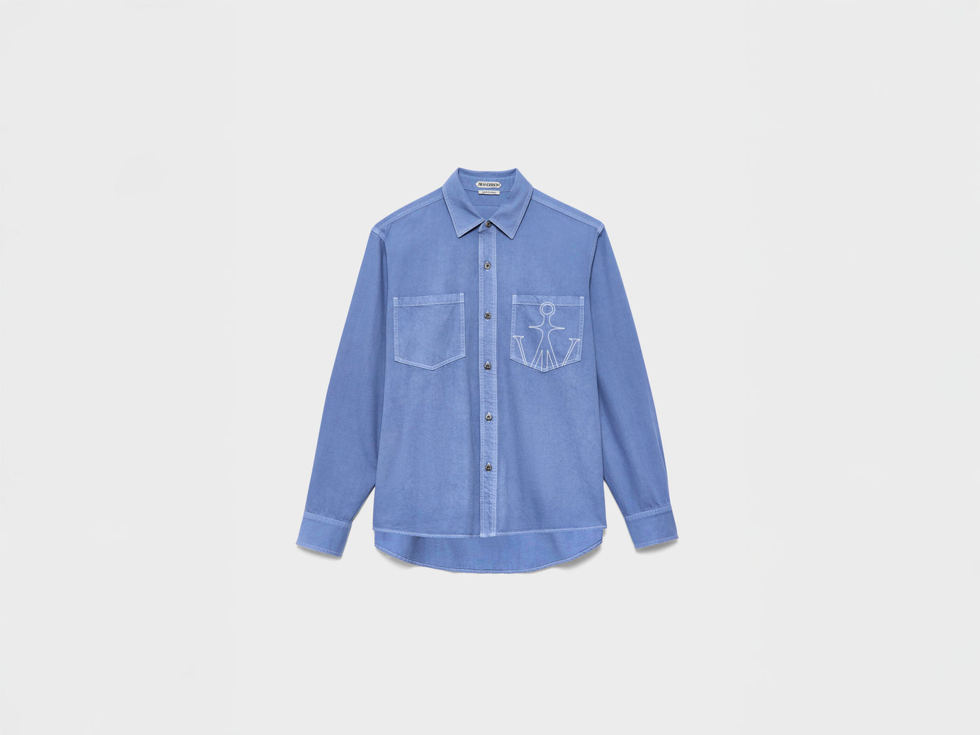 WOMENS OVERSIZED SHIRT IN FRENCH BLUE