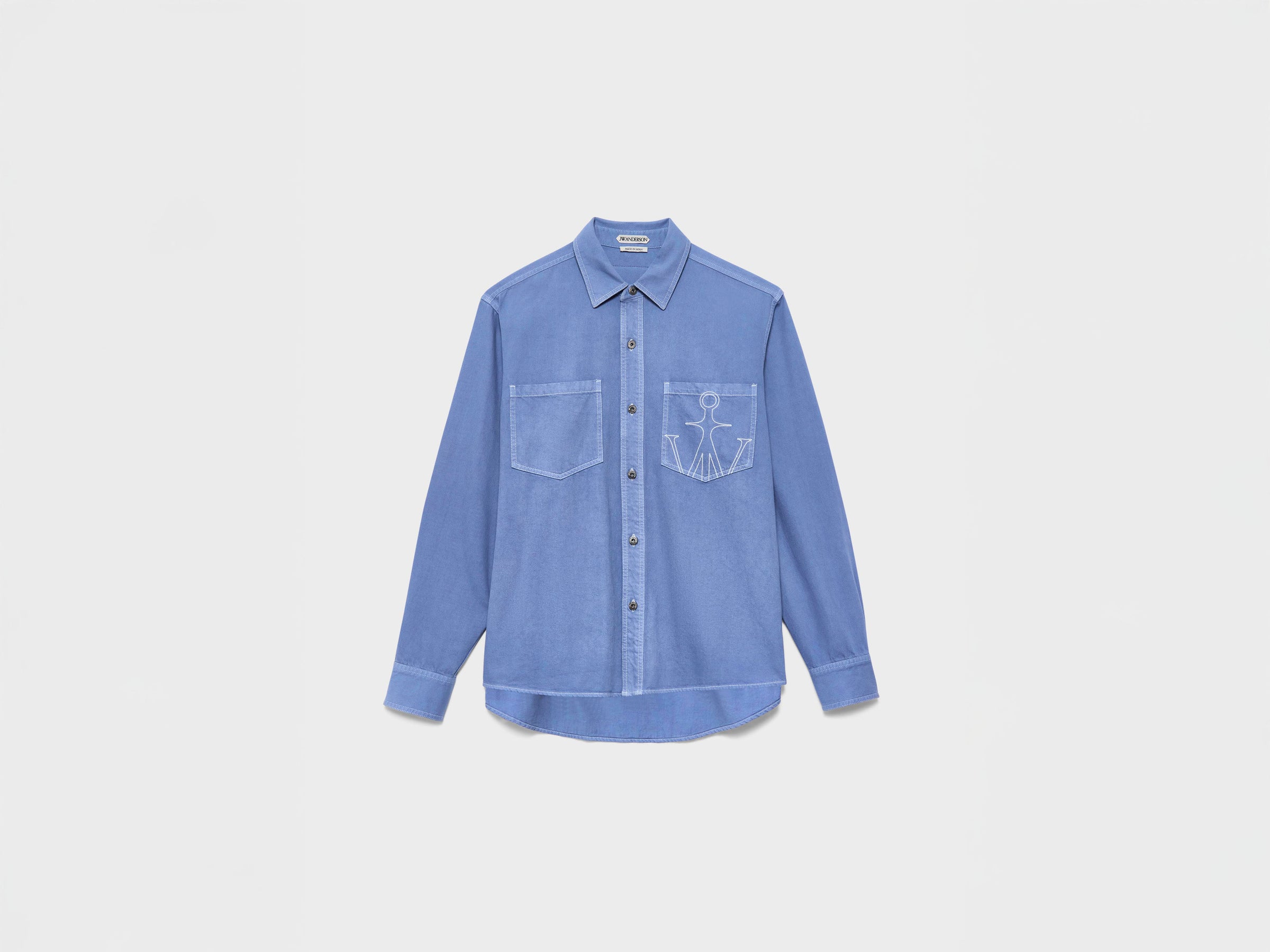 WOMENS OVERSIZED SHIRT IN FRENCH BLUE