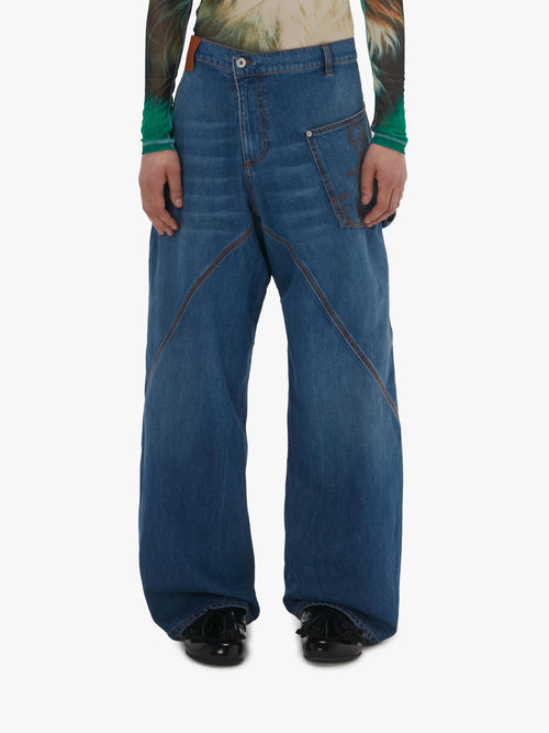 TWISTED WORKWEAR DENIM JEANS