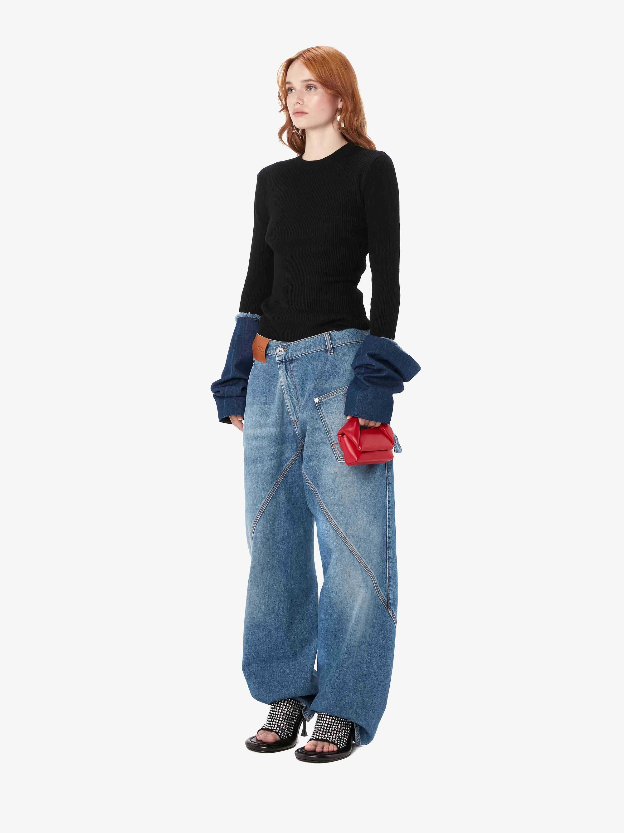 TWISTED WORKWEAR DENIM JEANS