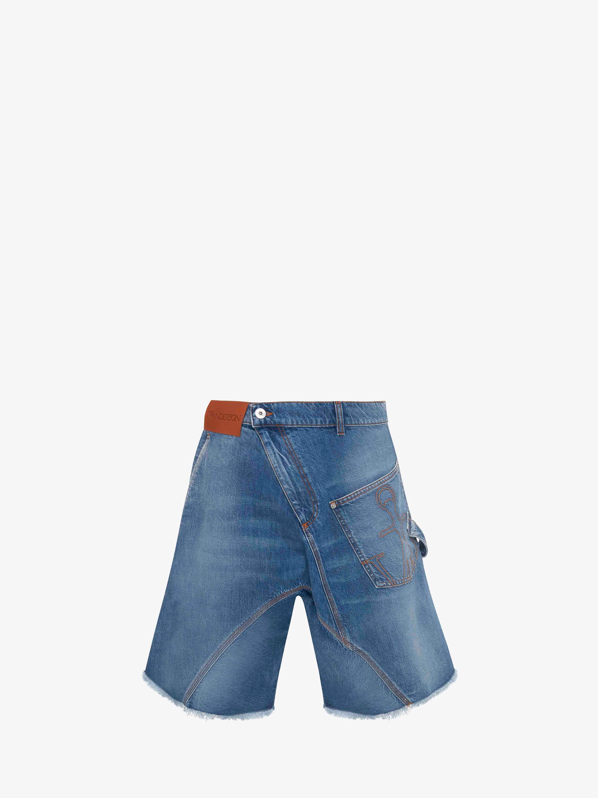 TWISTED WORKWEAR DENIM SHORTS