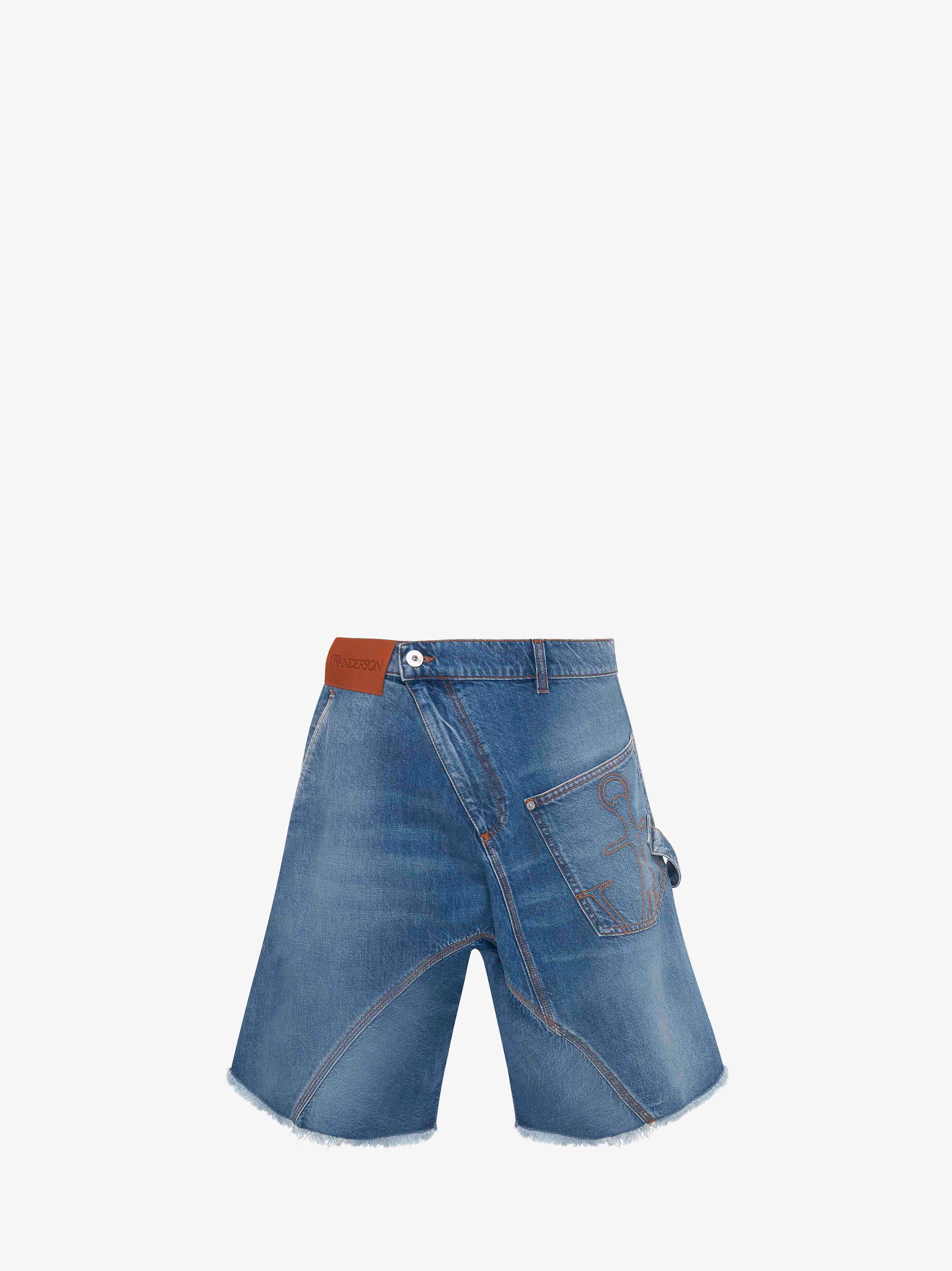 CL_TWISTED WORKWEAR SHORTS - LIGHT BLUE DENIM_DT0088PG1164