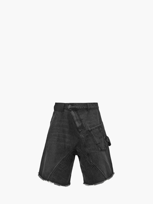 TWISTED WORKWEAR DENIM SHORTS