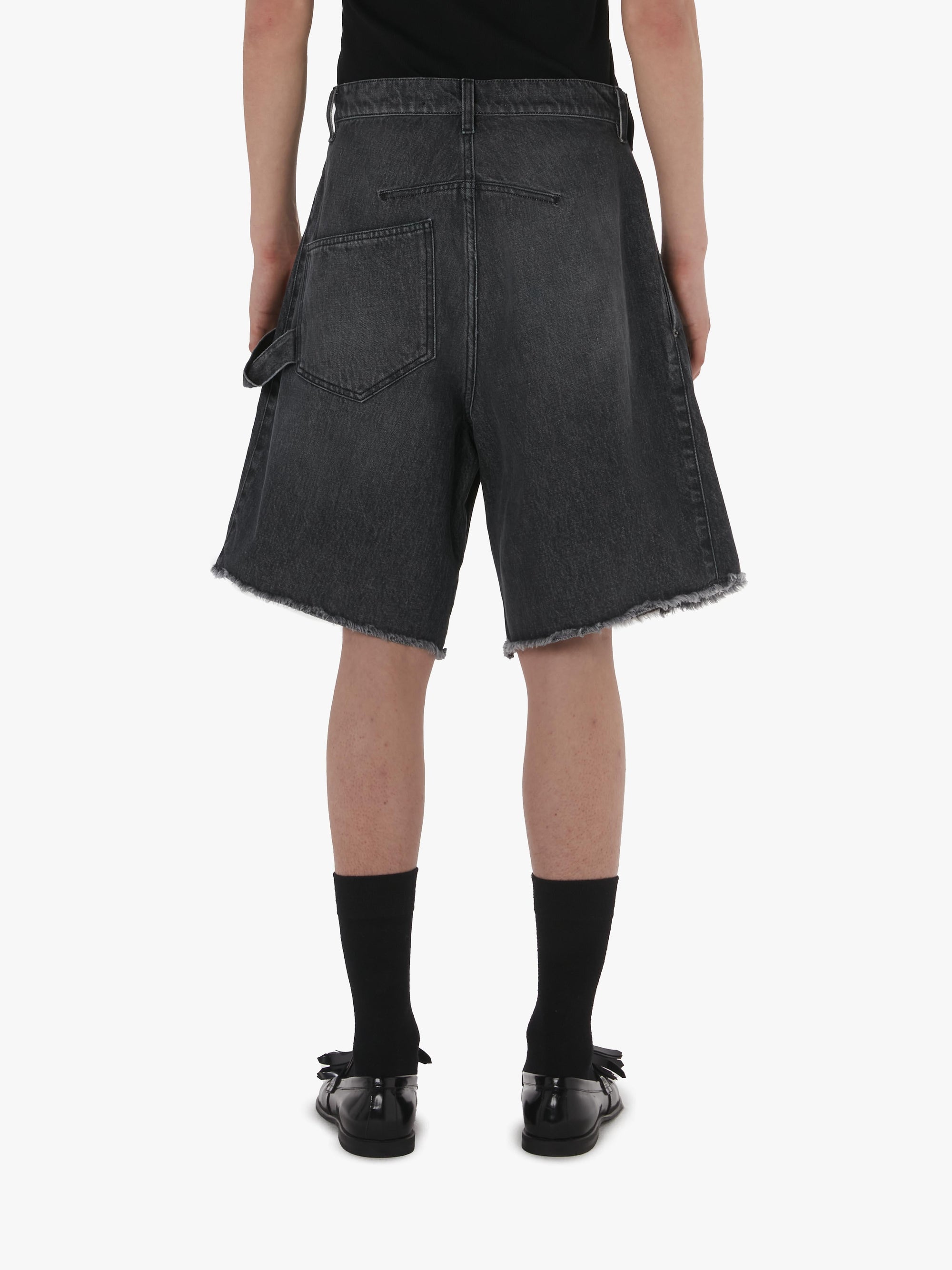 TWISTED WORKWEAR DENIM SHORTS