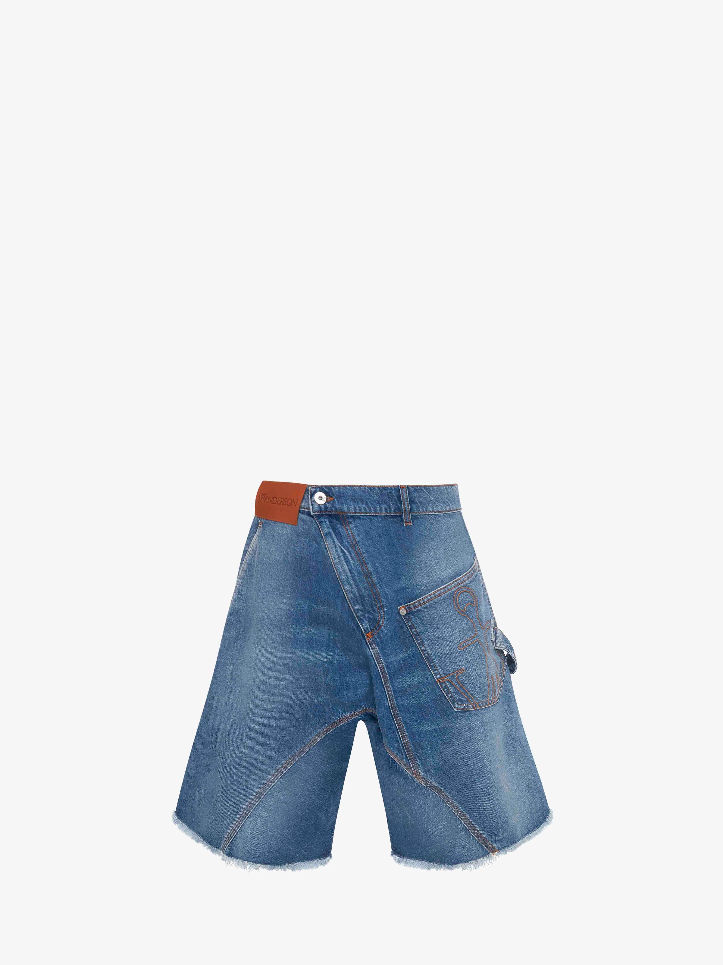 CL_TWISTED WORKWEAR SHORTS - LIGHT BLUE DENIM_DT0090PG1164