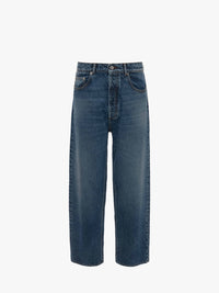CL_CROPPED STRAIGHT LEG JEANS - MID BLUE DENIM_DT0094PG1619