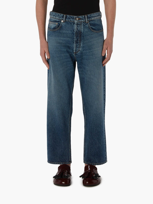 CROPPED STRAIGHT LEG JEANS