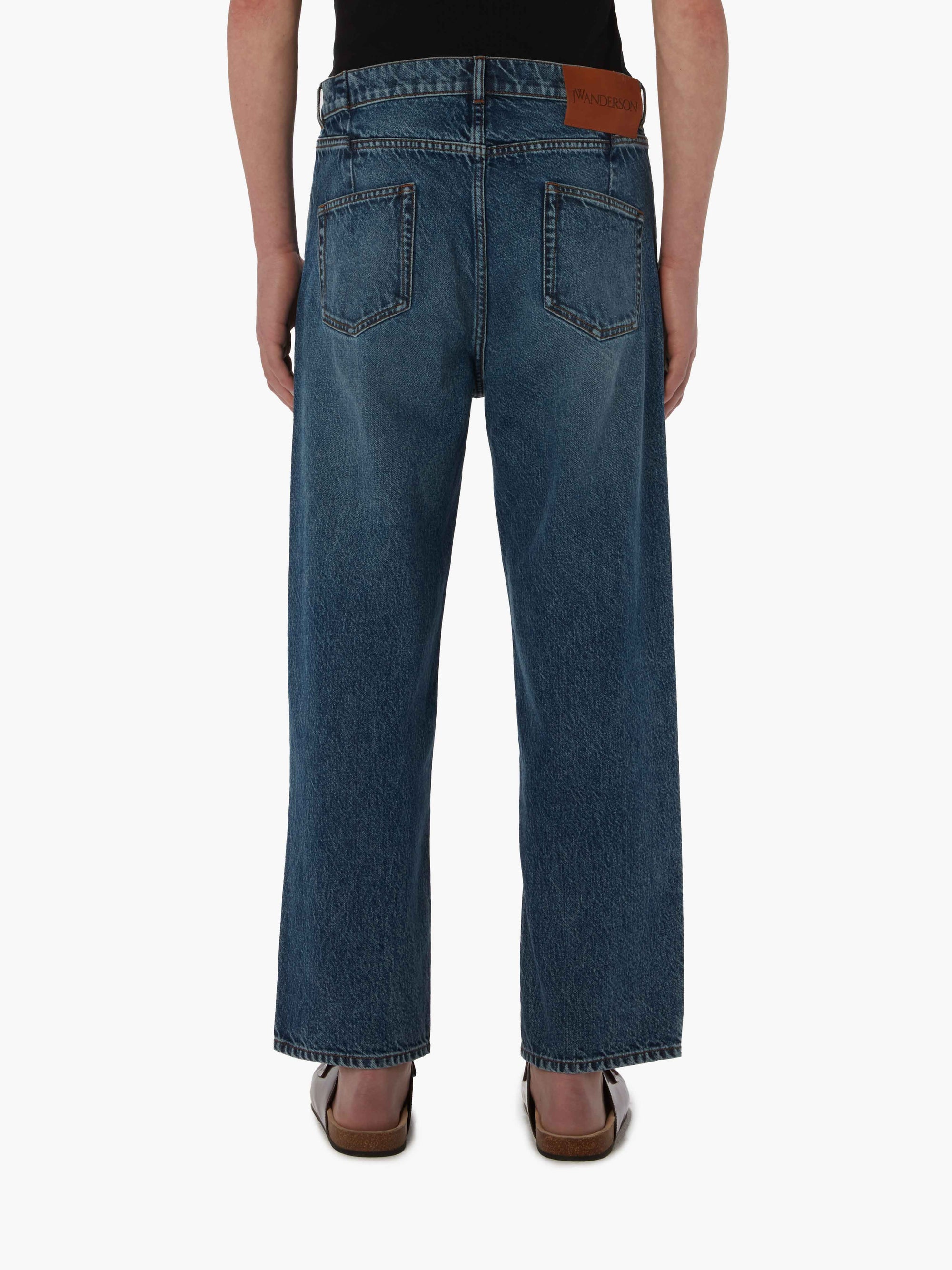 CROPPED STRAIGHT LEG JEANS