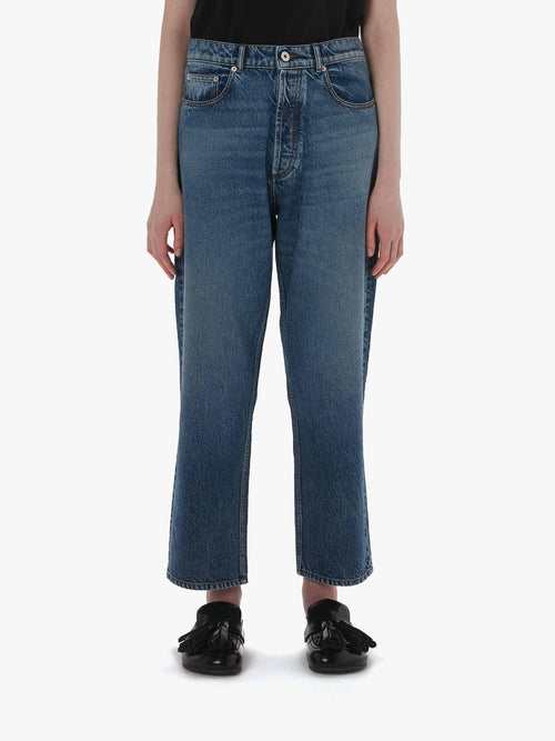 CROPPED STRAIGHT LEG JEANS