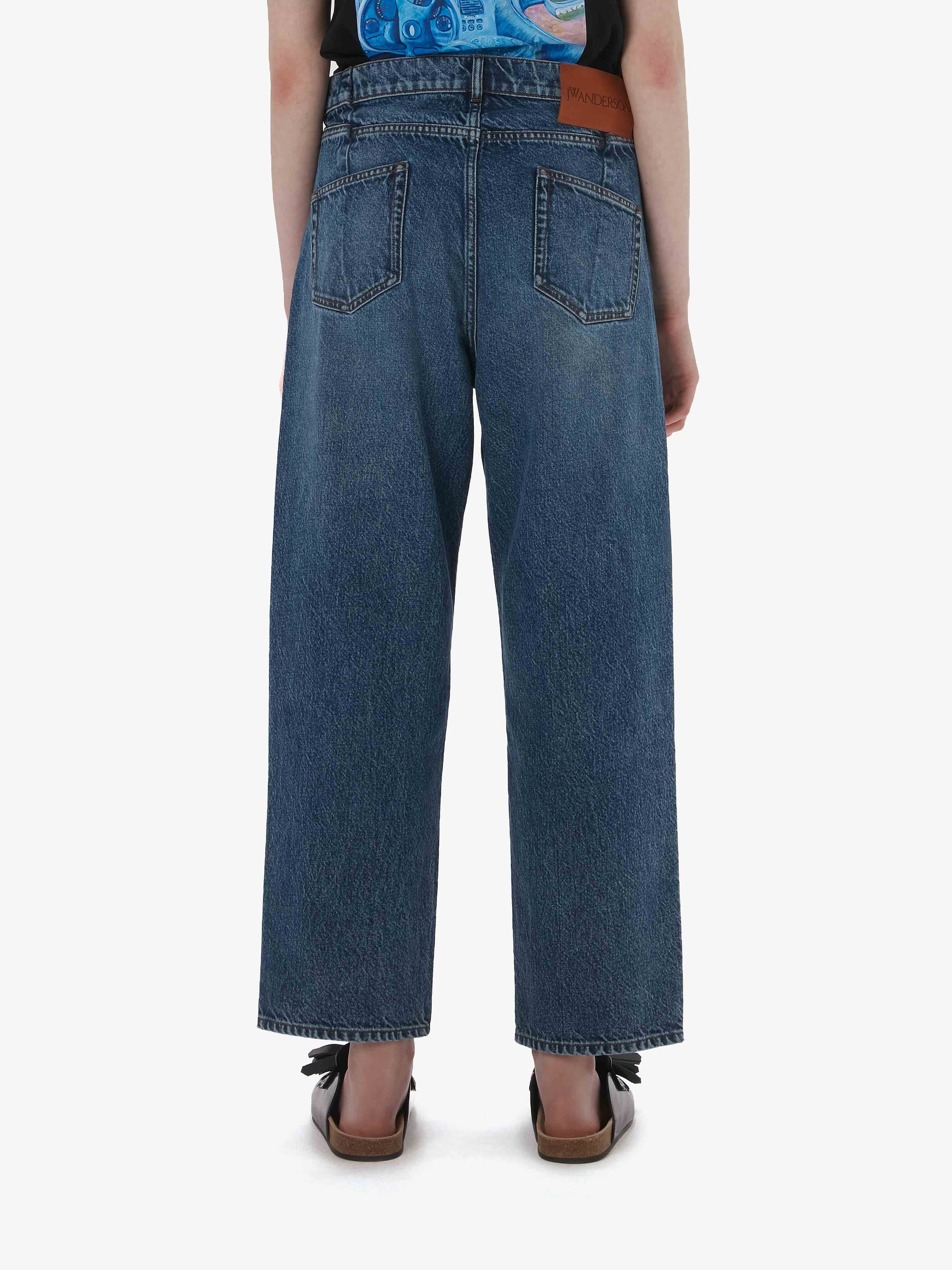 CROPPED STRAIGHT LEG JEANS