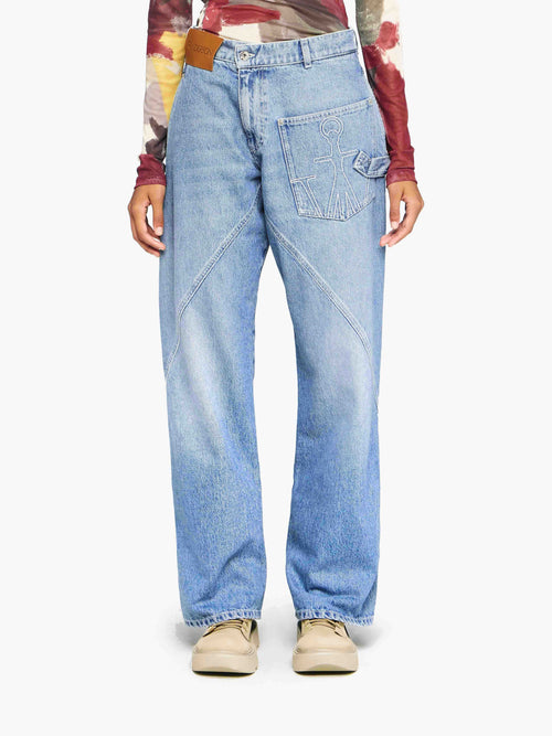 TWISTED WORKWEAR DENIM JEANS