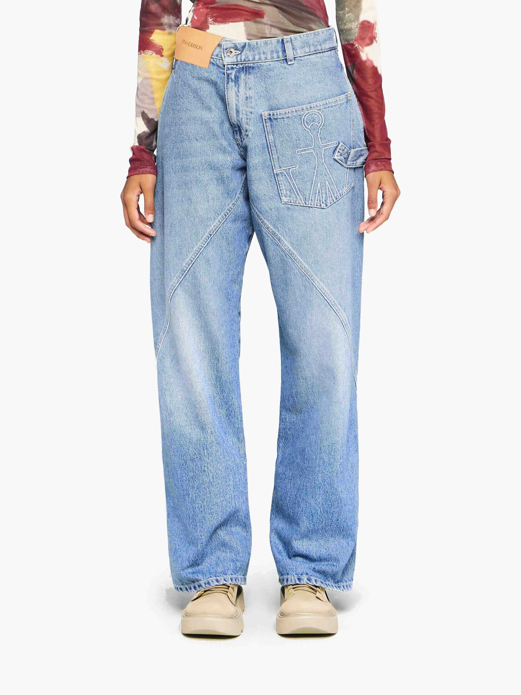 TWISTED WORKWEAR DENIM JEANS