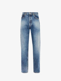 CL_5 POCKET STRAIGHT LEG TROUSERS - MID BLUE_DT0106PG1619