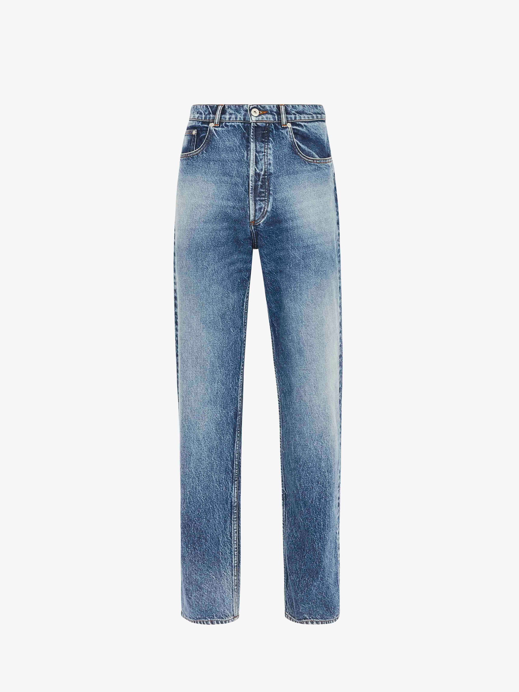 STRAIGHT LEG DENIM JEANS