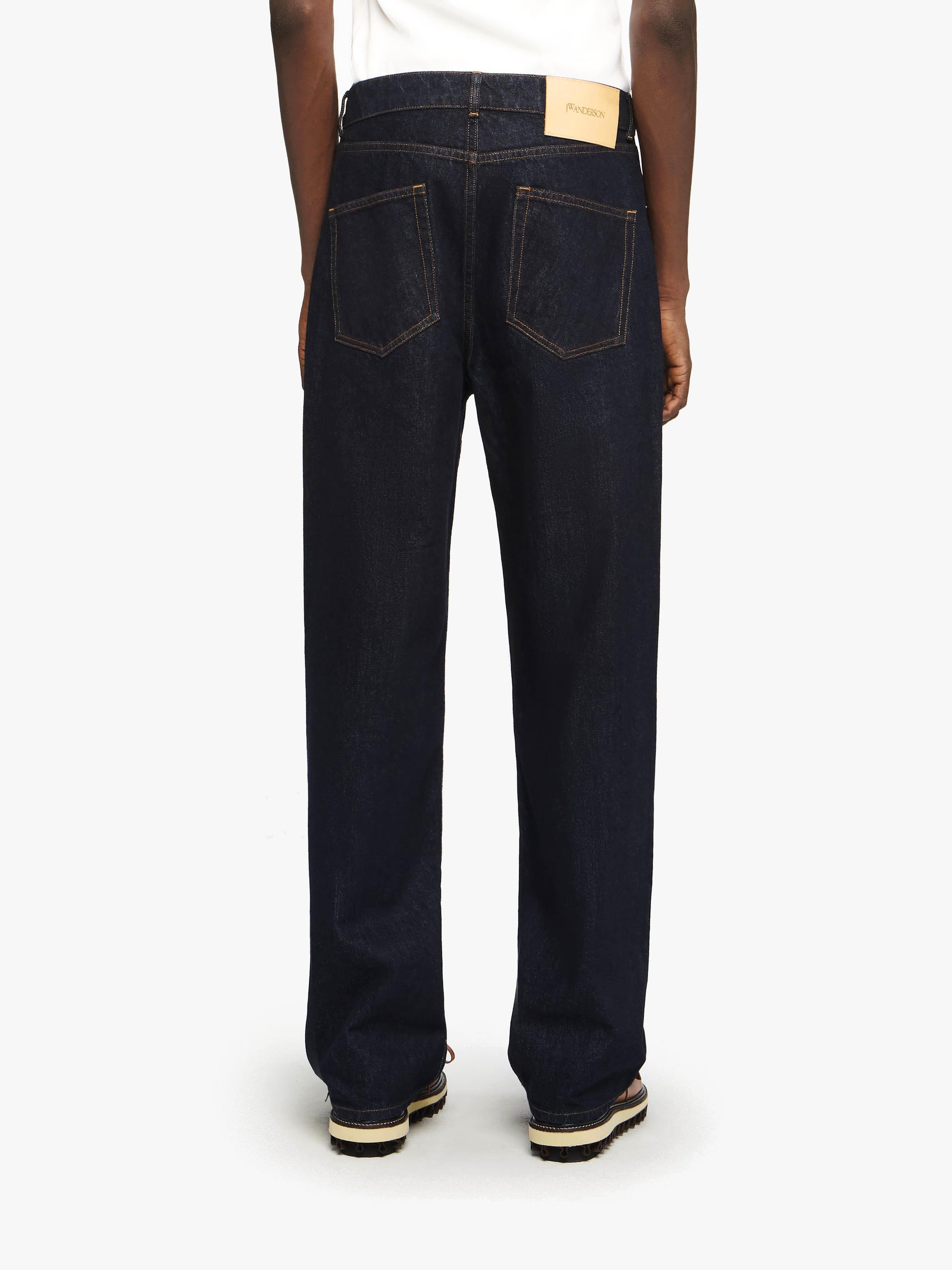 STRAIGHT LEG DENIM JEANS