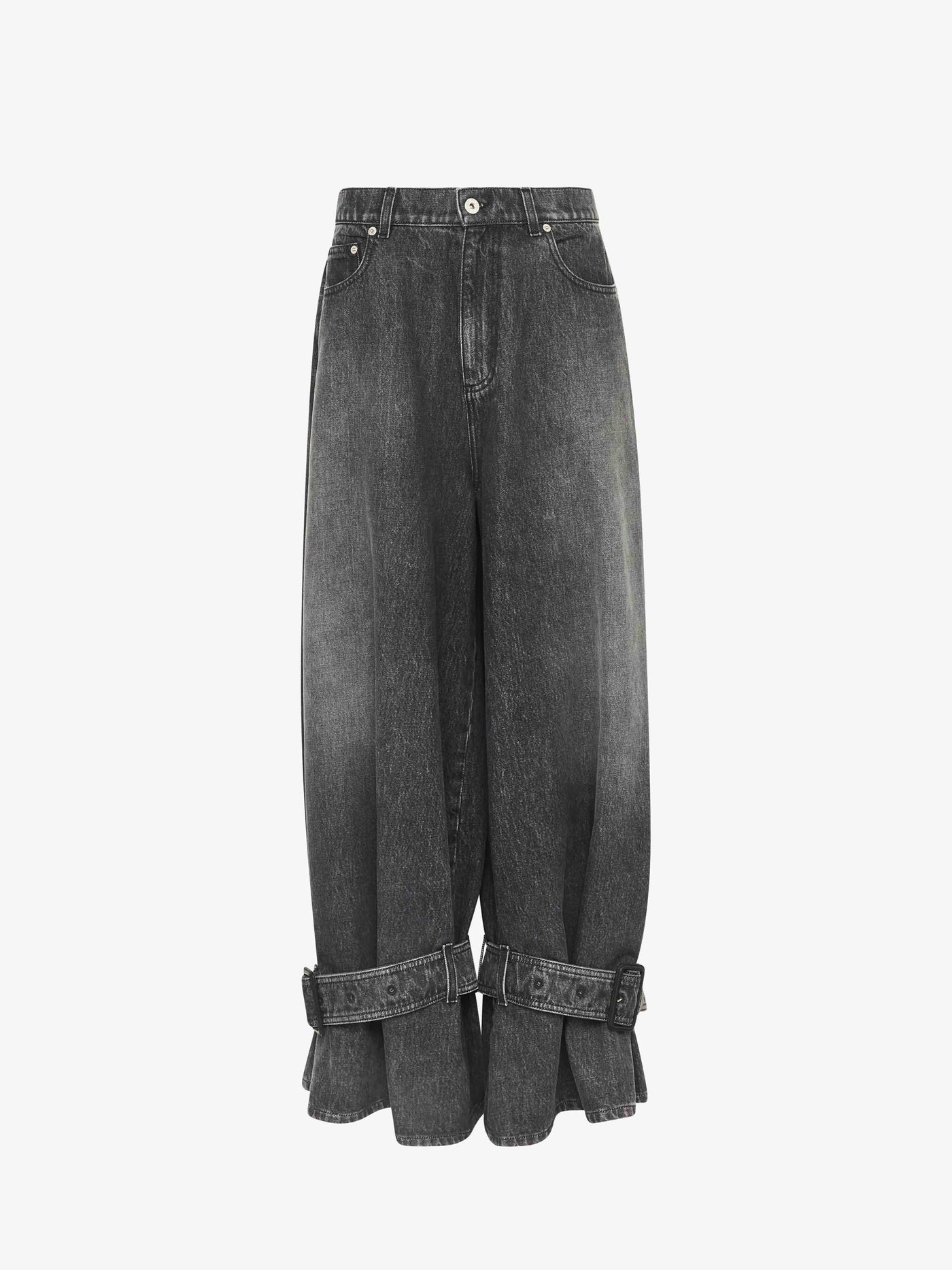 CL_BUCKLED CUFF JEANS - GREY_DT0107PG1745