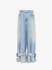 CL_BUCKLED CUFF JEANS - LIGHT BLUE_DT0109PG1735