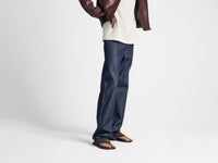MENS STRAIGHT LEG DENIM JEANS IN INDIGO