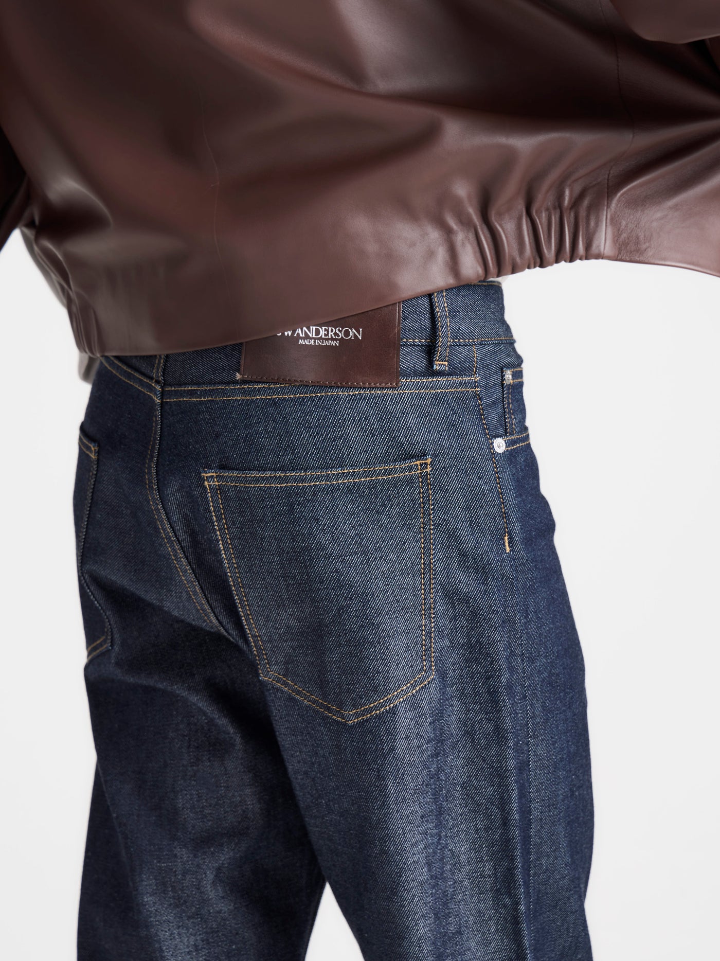 MENS STRAIGHT LEG DENIM JEANS IN INDIGO