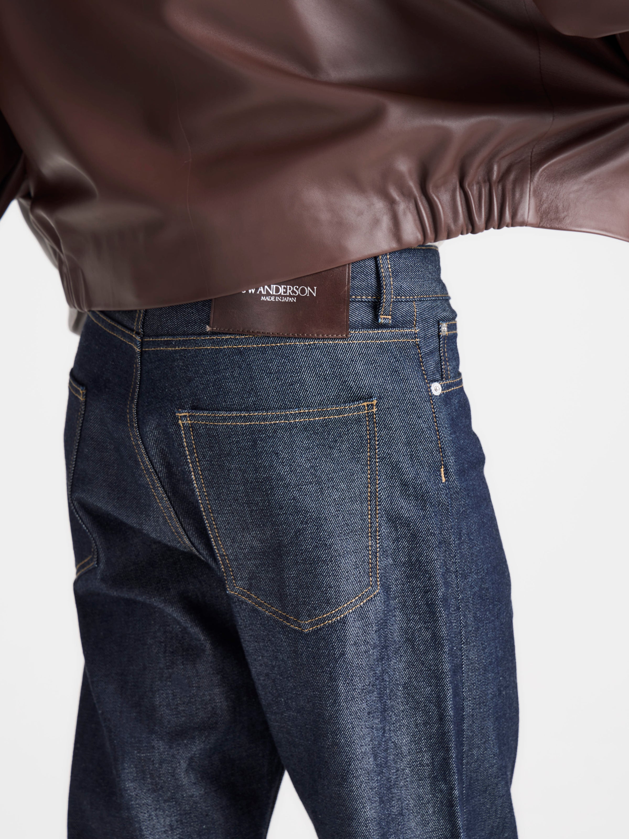 MENS STRAIGHT LEG DENIM JEANS IN INDIGO