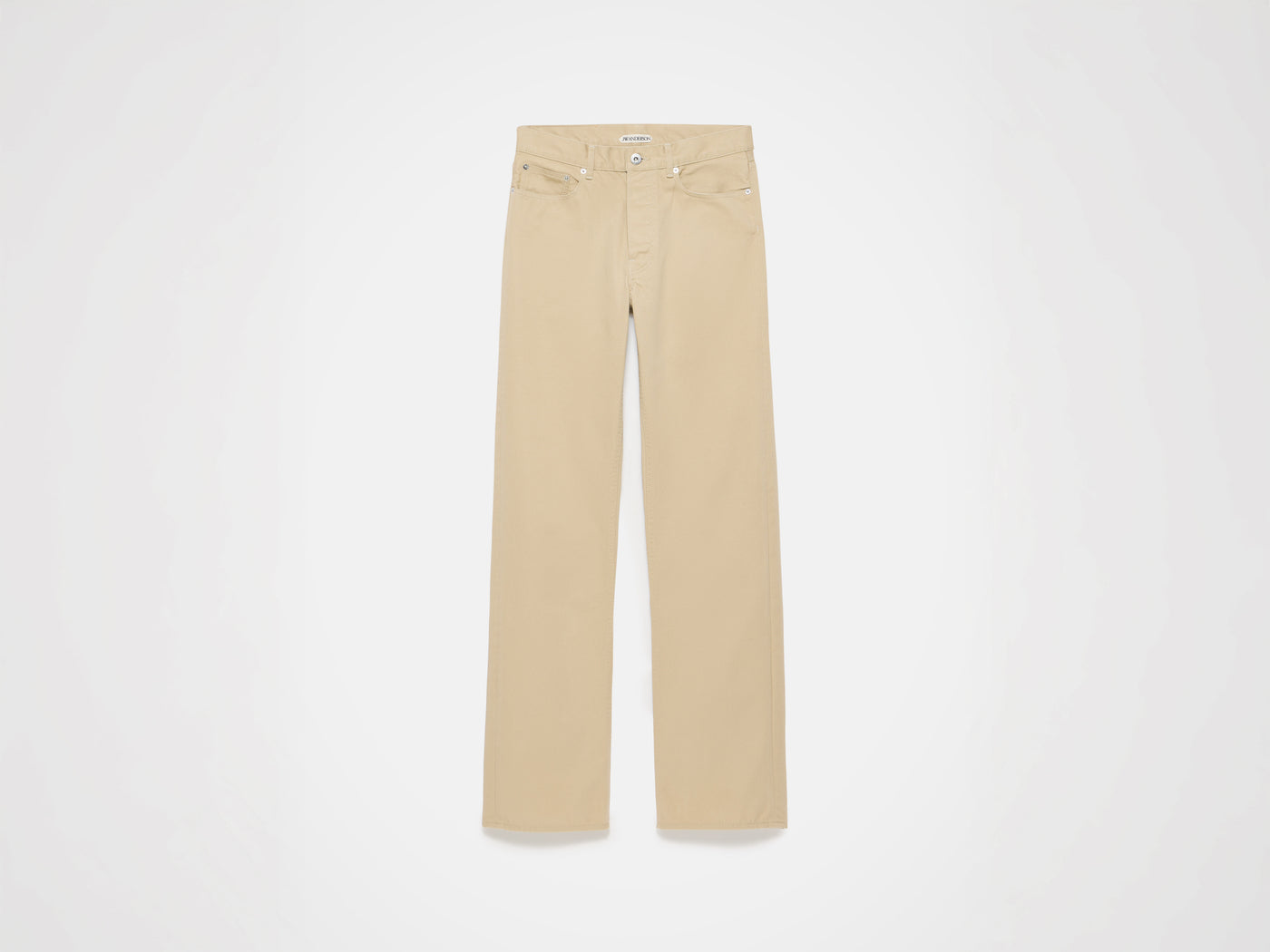 MENS STRAIGHT LEG DENIM JEANS IN BEIGE