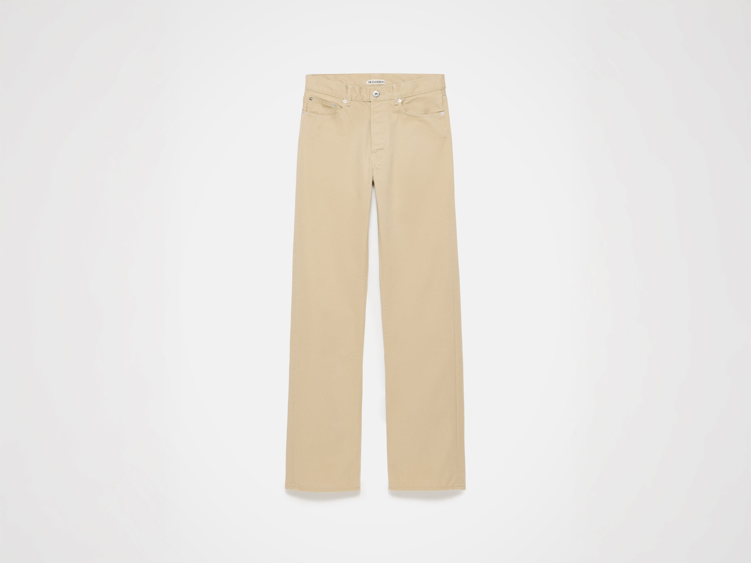 MENS STRAIGHT LEG DENIM JEANS IN BEIGE