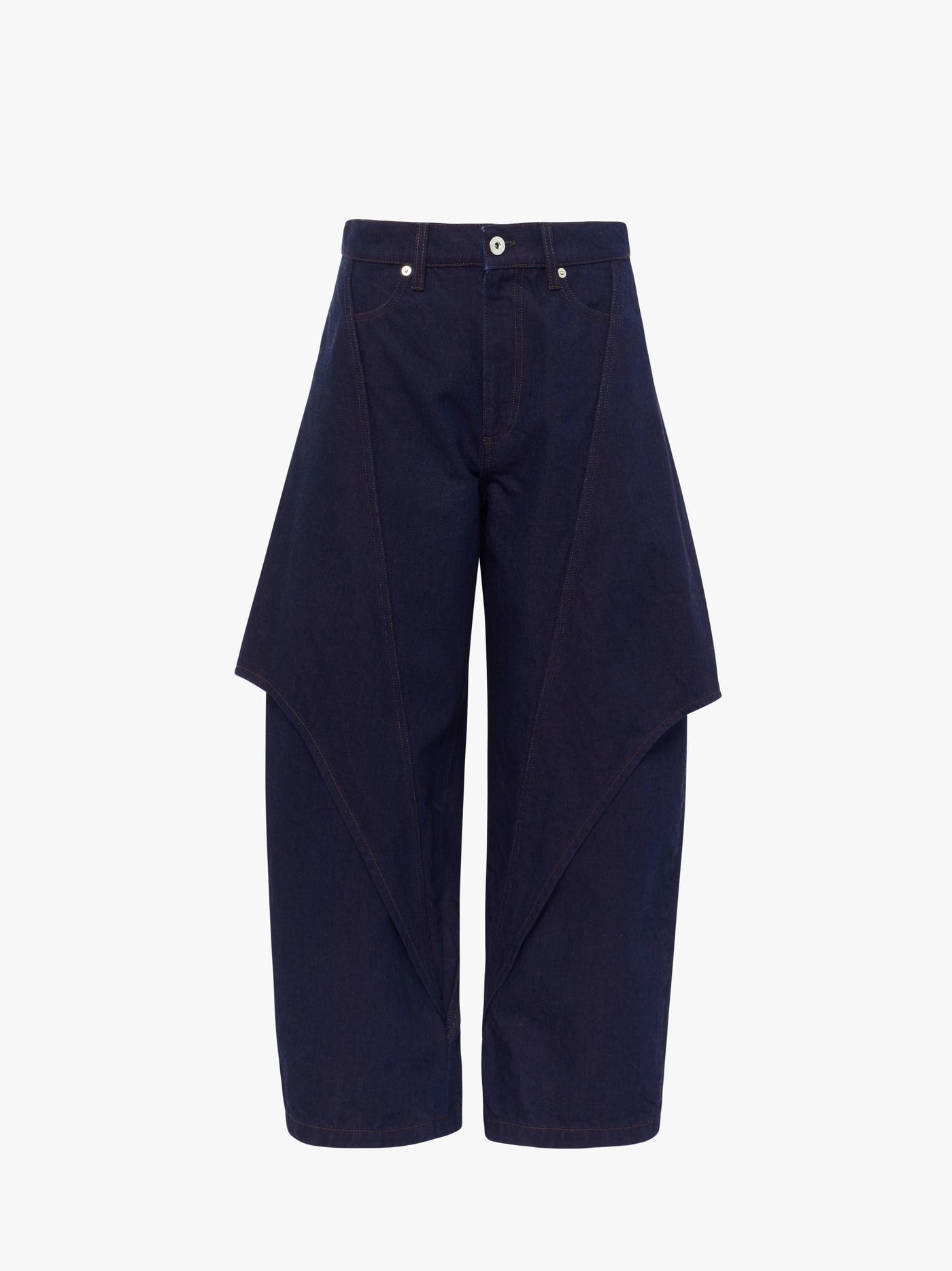 CL_CROPPED SCULPTURAL JEANS - BLUE/RED_DT0122PG1836
