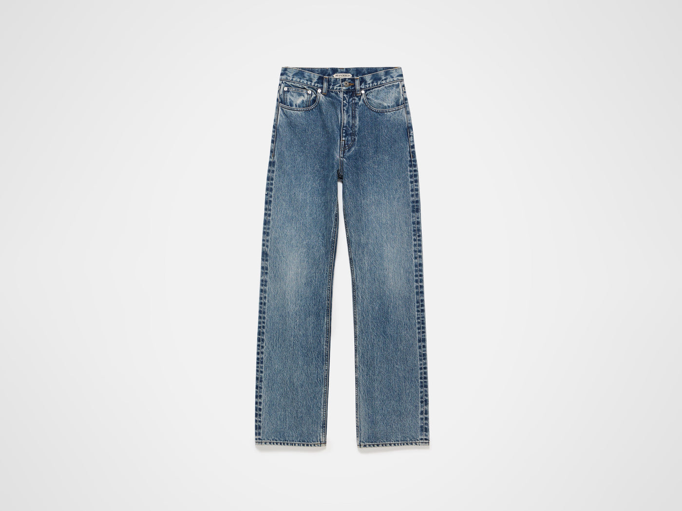 straight leg jeans mid blue Product Front 5