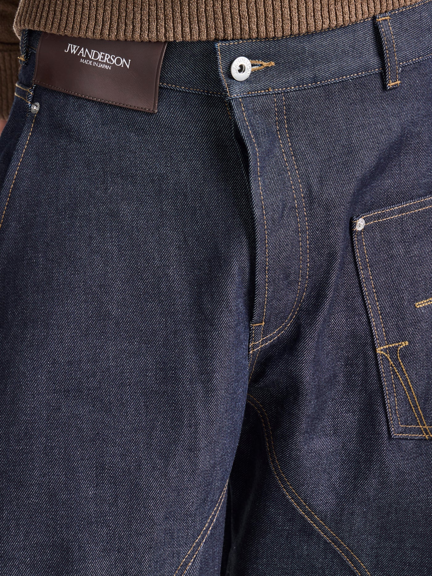MENS TWISTED WORKWEAR DENIM JEANS IN INDIGO